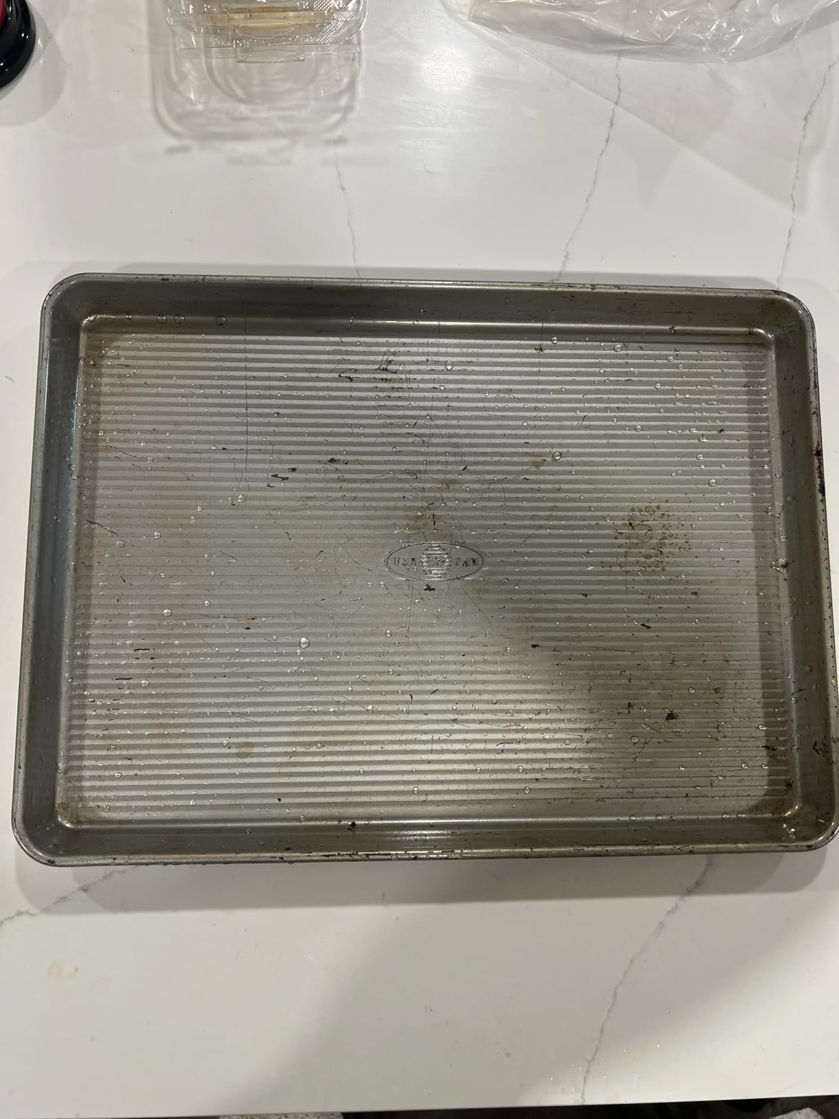 USA Pan Bakeware Nonstick Half Sheet Pan, Baking Sheet, Aluminized Steel customer photo 1