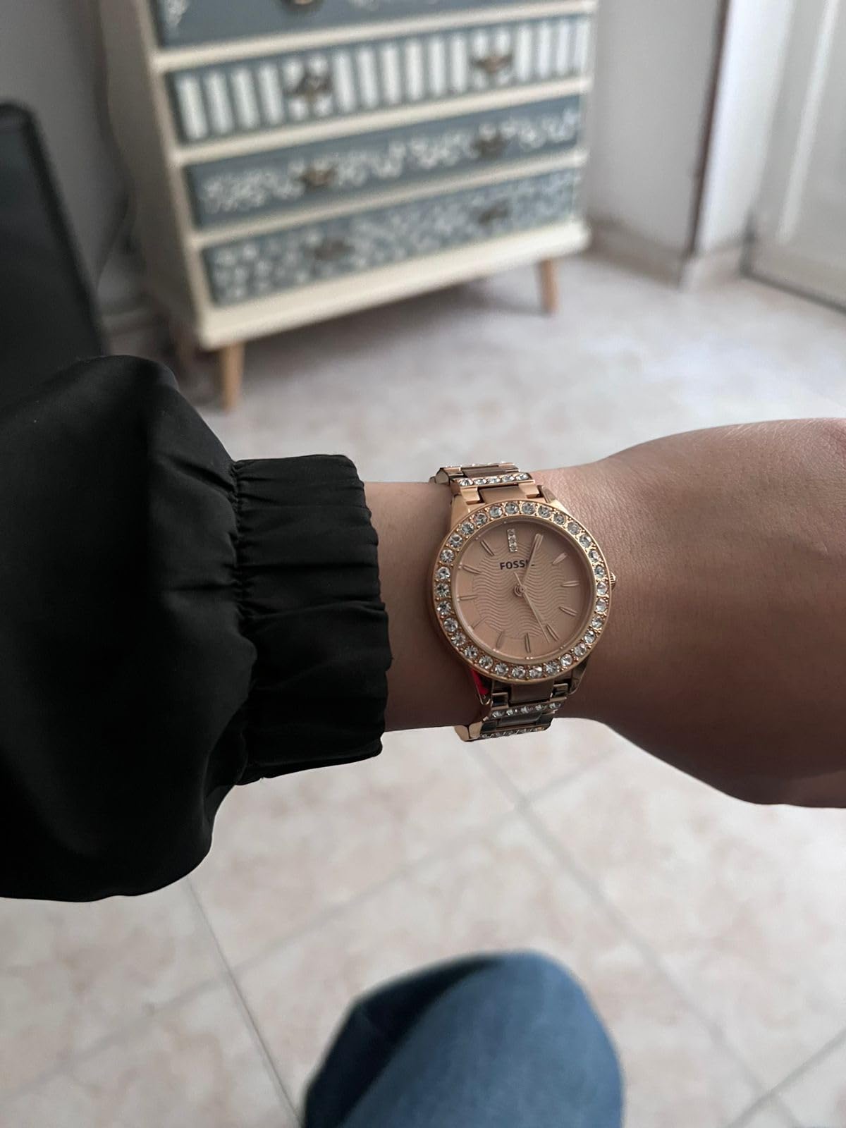 Fossil Women's Watch, Jesse Quartz Stainless Steel Three-Hand Watch for Women customer photo 1