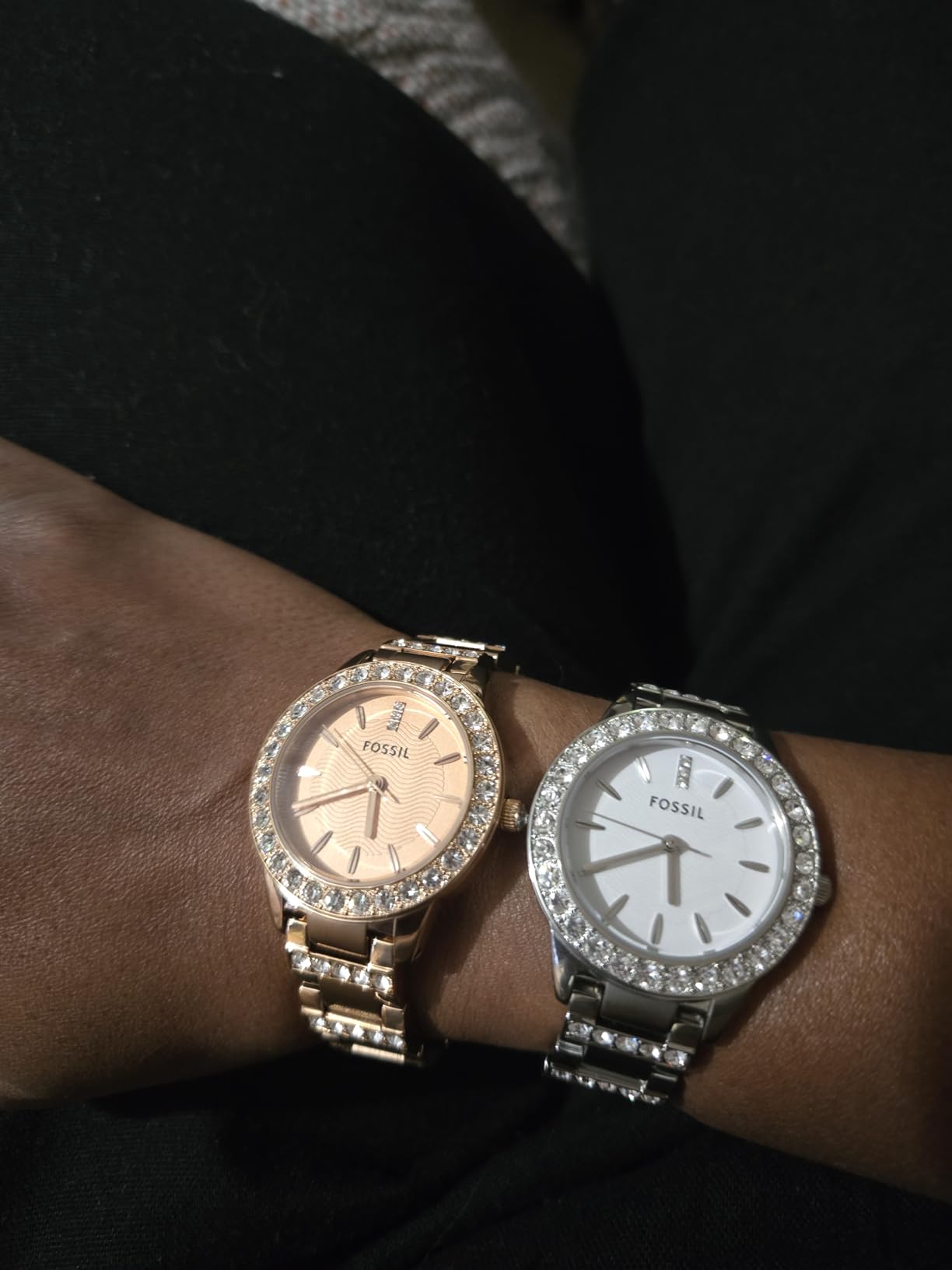 Fossil Women's Watch, Jesse Quartz Stainless Steel Three-Hand Watch for Women customer photo 2