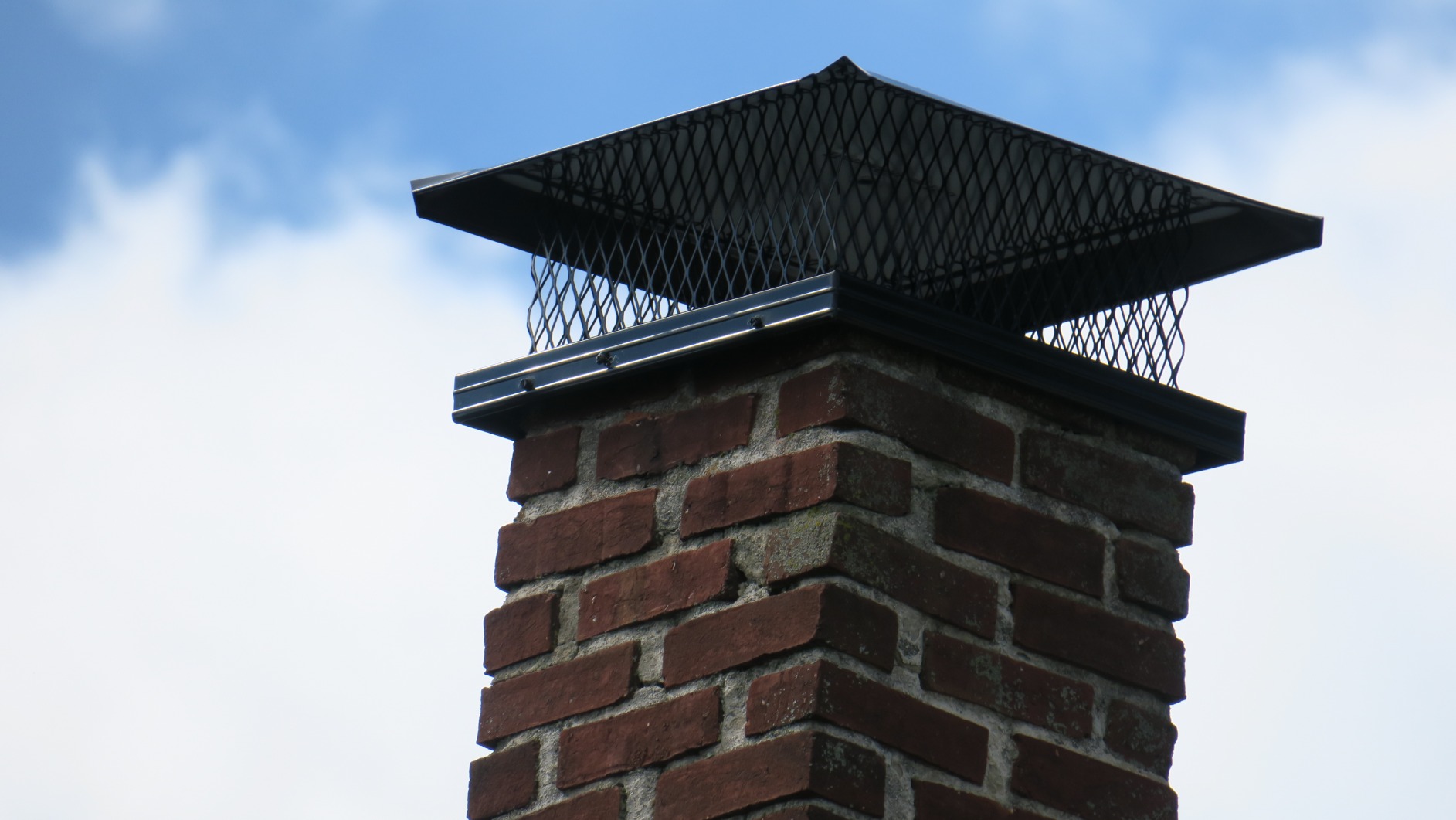 Chimney 14811 HomeSaver Pro Black Chimney Cap - .75 Inch Mesh - 17 Inches x 17 Inches | Galvanized with 0.75-inch Mesh, Item 14811 customer photo 1