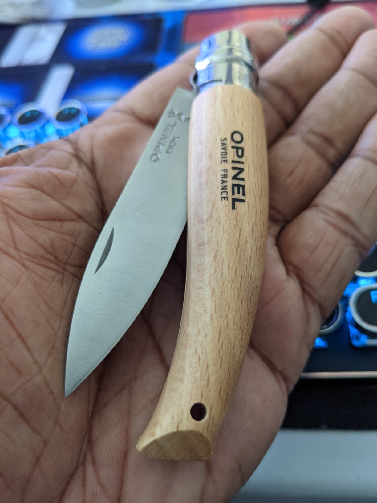 Opinel N Degree8 Boxed Garden Knife, 8.5 cm Blade, Metalic customer photo 2