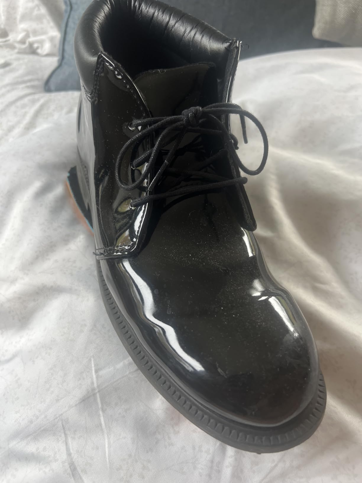 Thorogood Uniform Classics Poromeric Chukka Dress Boots for Men and Women - Ultra-Lightweight with High-Shine Upper and Slip-Resistant Non-Marking Blown Rubber Outsole customer photo 1