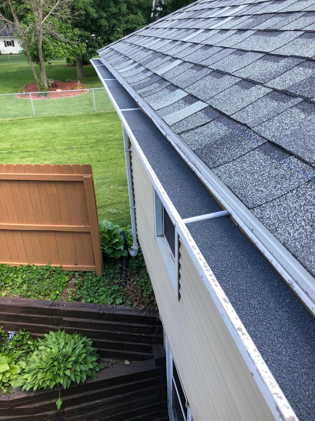 Pro Gutter Guard - 5-Inch K Style Foam Gutter Filter Insert with Year Round Leaf Protection & Easy DIY Installation - GSK532-3 customer photo 2