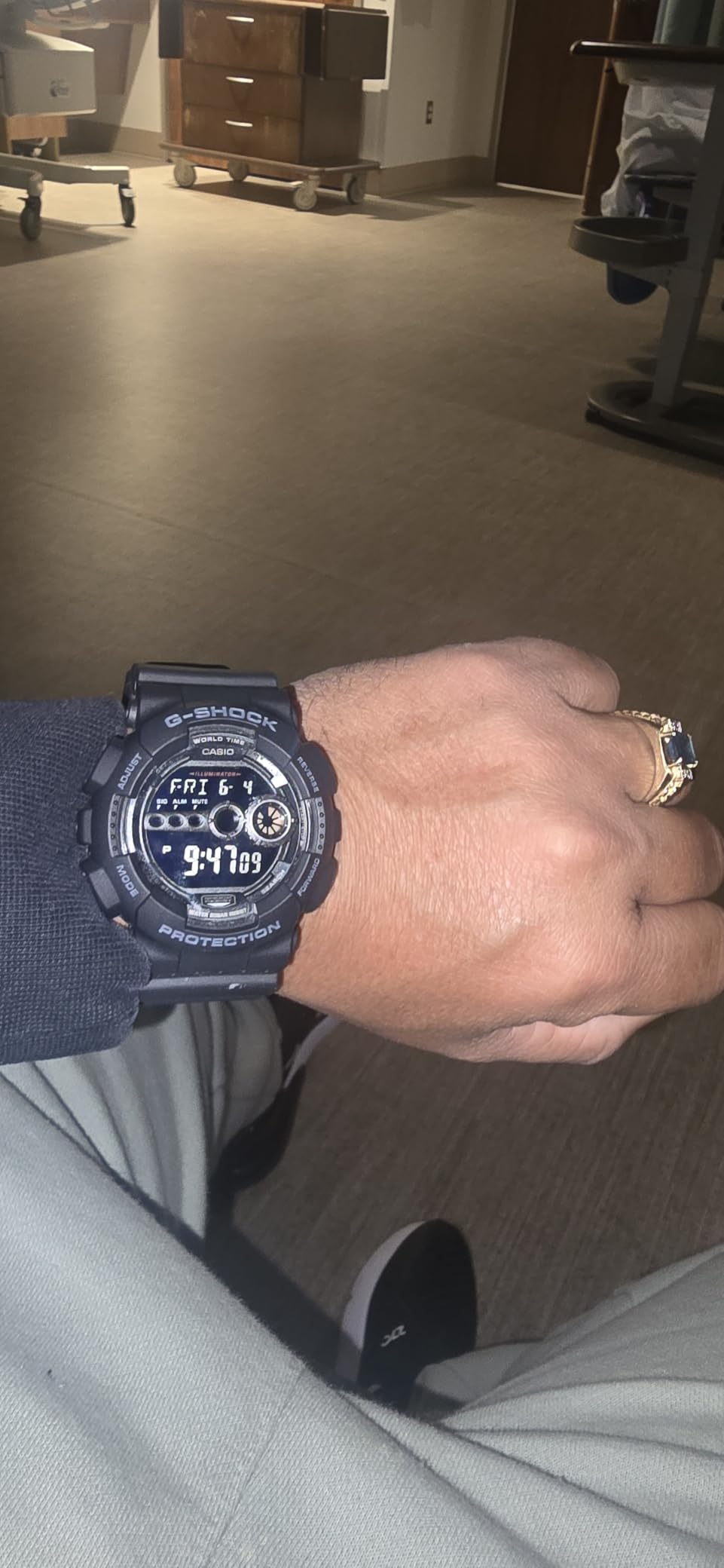 Casio G-Shock GD100-1B | Men's Tough Digital Watch | 200M Water Resistant | High-Brightness LED | Dual Time & 7-Year Battery customer photo 2