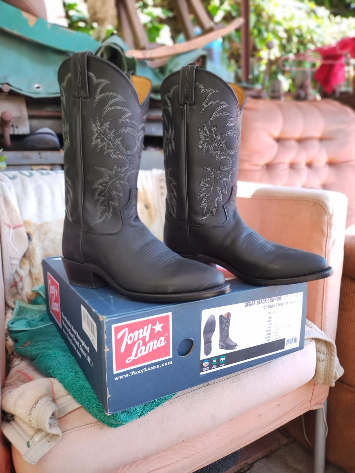 Tony Lama Men's Black Stallion Cowboy Boots | Western Style Cowboy Boots customer photo 1