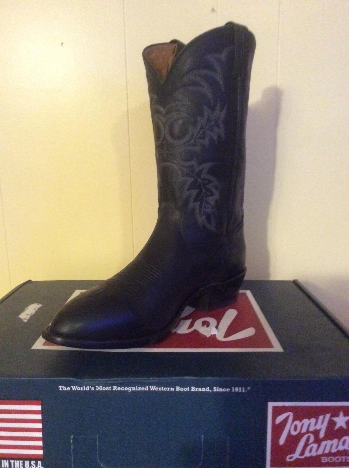 Tony Lama Men's Black Stallion Cowboy Boots | Western Style Cowboy Boots customer photo 2