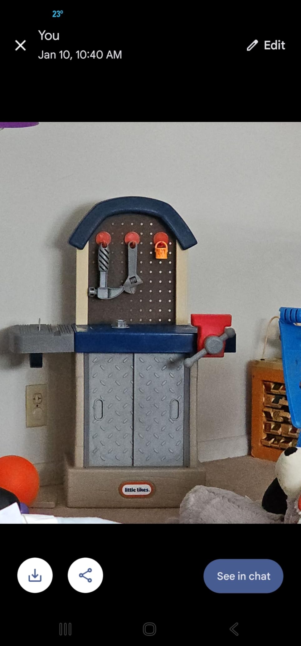 Little Tikes Tough Workshop Beige customer photo 1