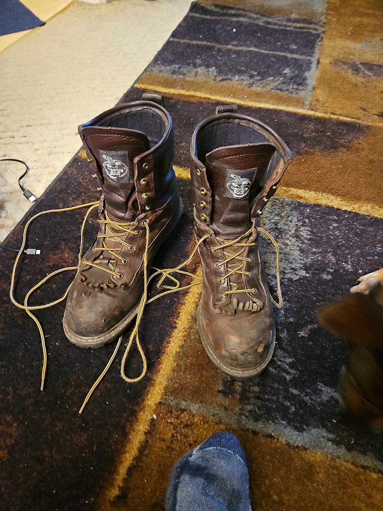 Georgia Boot Men's Waterproof Lace-To-Toe Work Boots customer photo 2