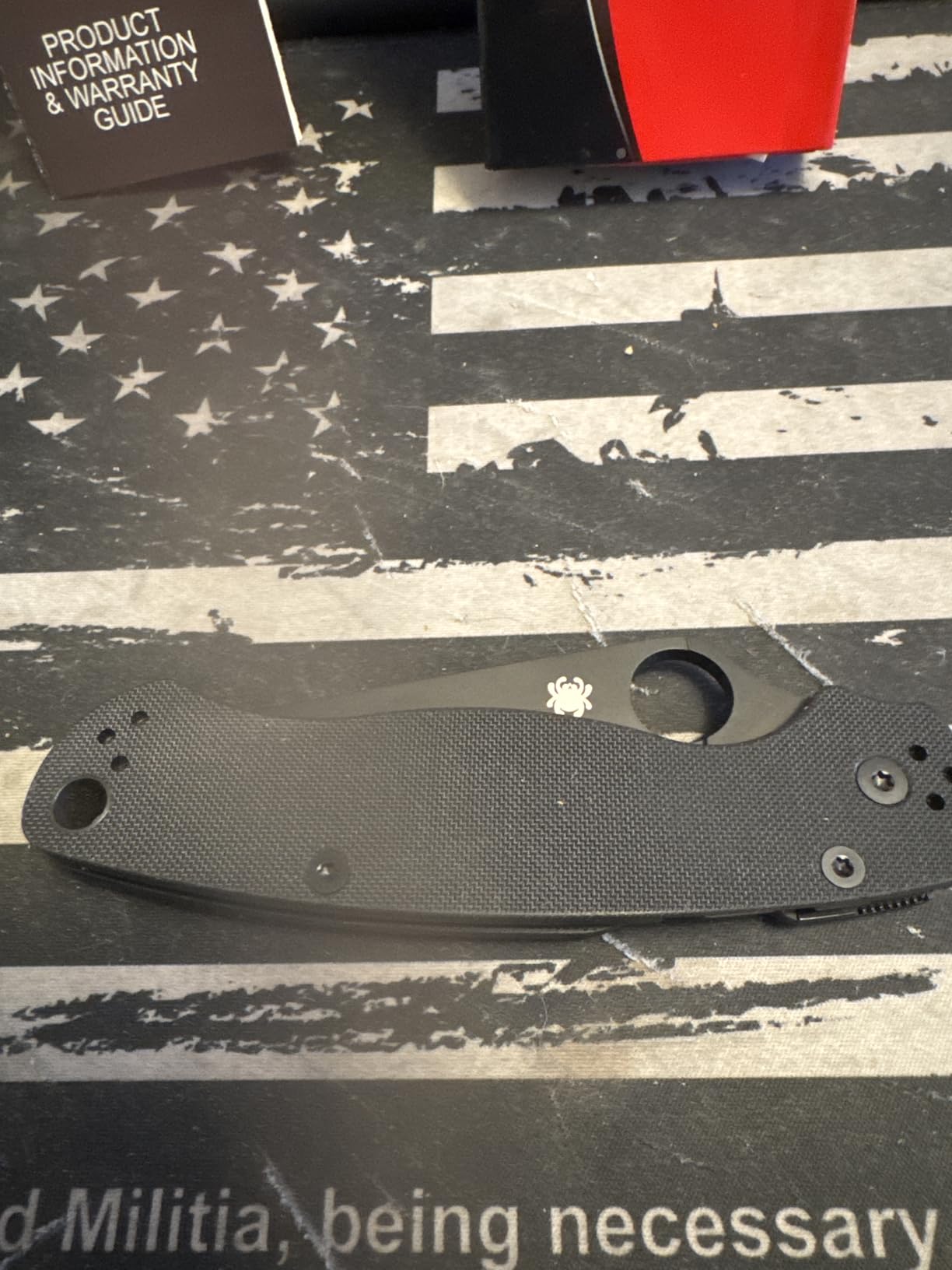 Spyderco Para Military 2 Folding Pocket Knife - 3.45