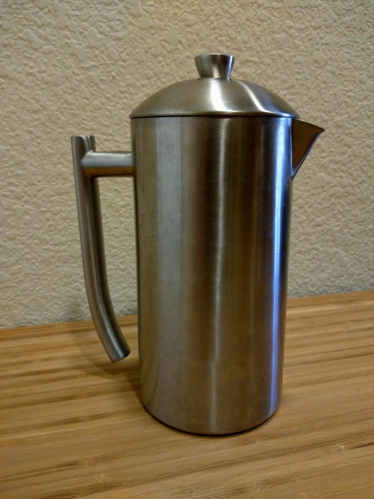 Frieling French Press Coffee Maker - 23 Ounce, Brushed Stainless Steel - Coffee Press & Cold Brew Pitcher - Stovetop Espresso Maker for Camping & Travel customer photo 2