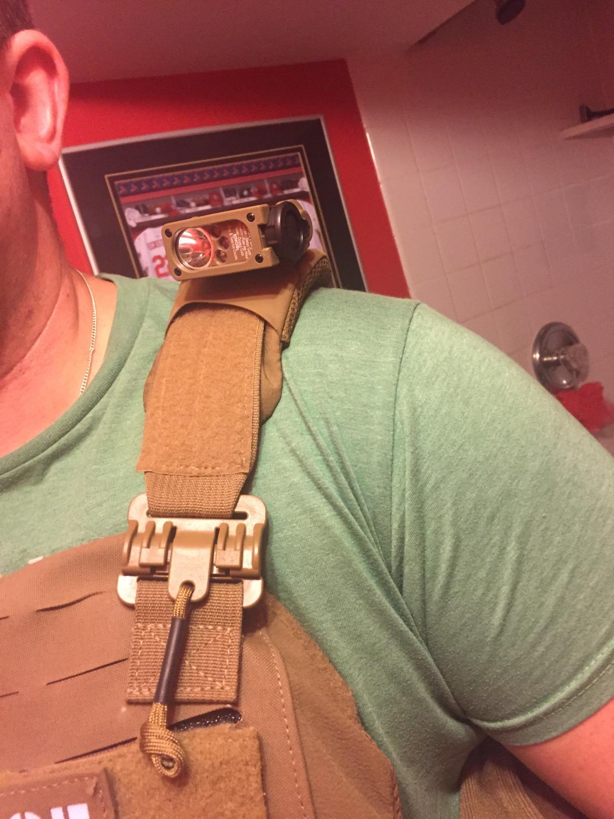 Streamlight 14512 Sidewinder 55-Lumens Compact II Military Flashlight with Helmet Mount & Headstrap, Coyote customer photo 1