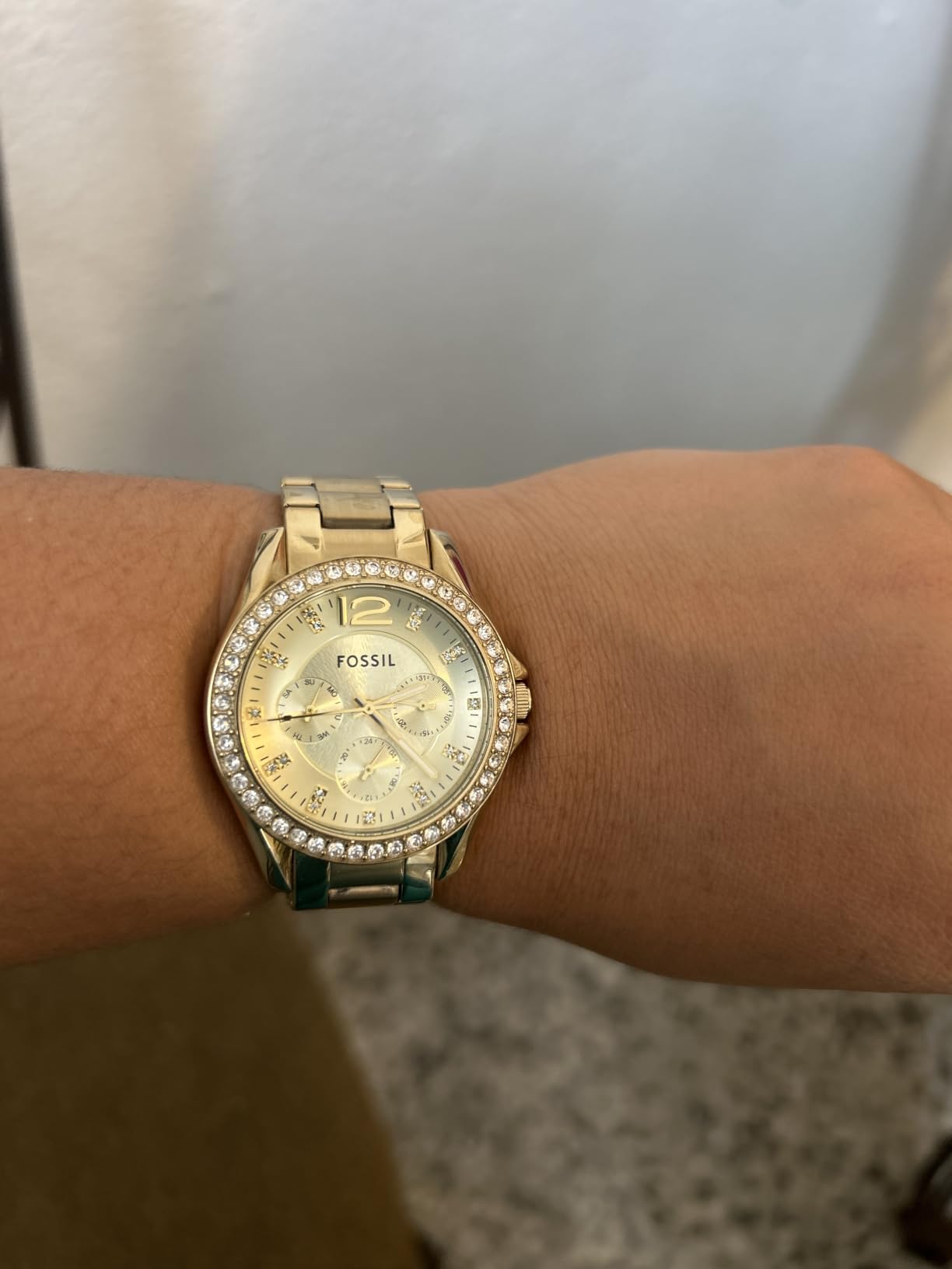 Fossil Women's Watch, Riley Quartz Stainless Steel Multifunction Watch for Women customer photo 1