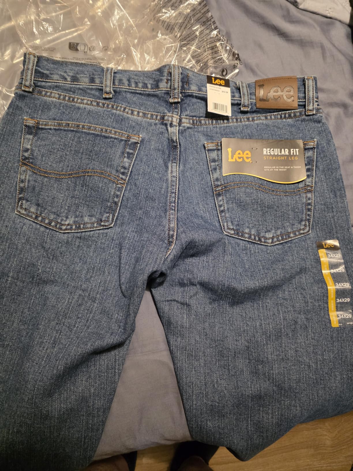 Lee Men's Regular Fit Straight Leg Jean customer photo 2
