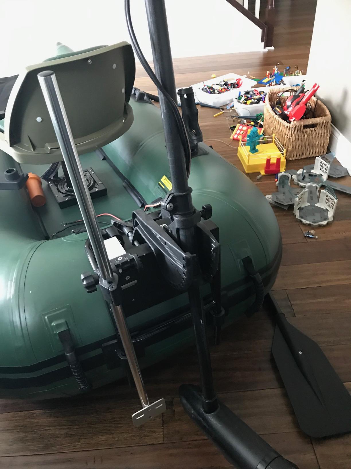 Sea Eagle 285 Frameless Inflatable 9' Pontoon Fishing Boat - 1 Person - Lightweight, Portable-Perfect for Hunting & Fishing-Sets up in 5 Minutes customer photo 2