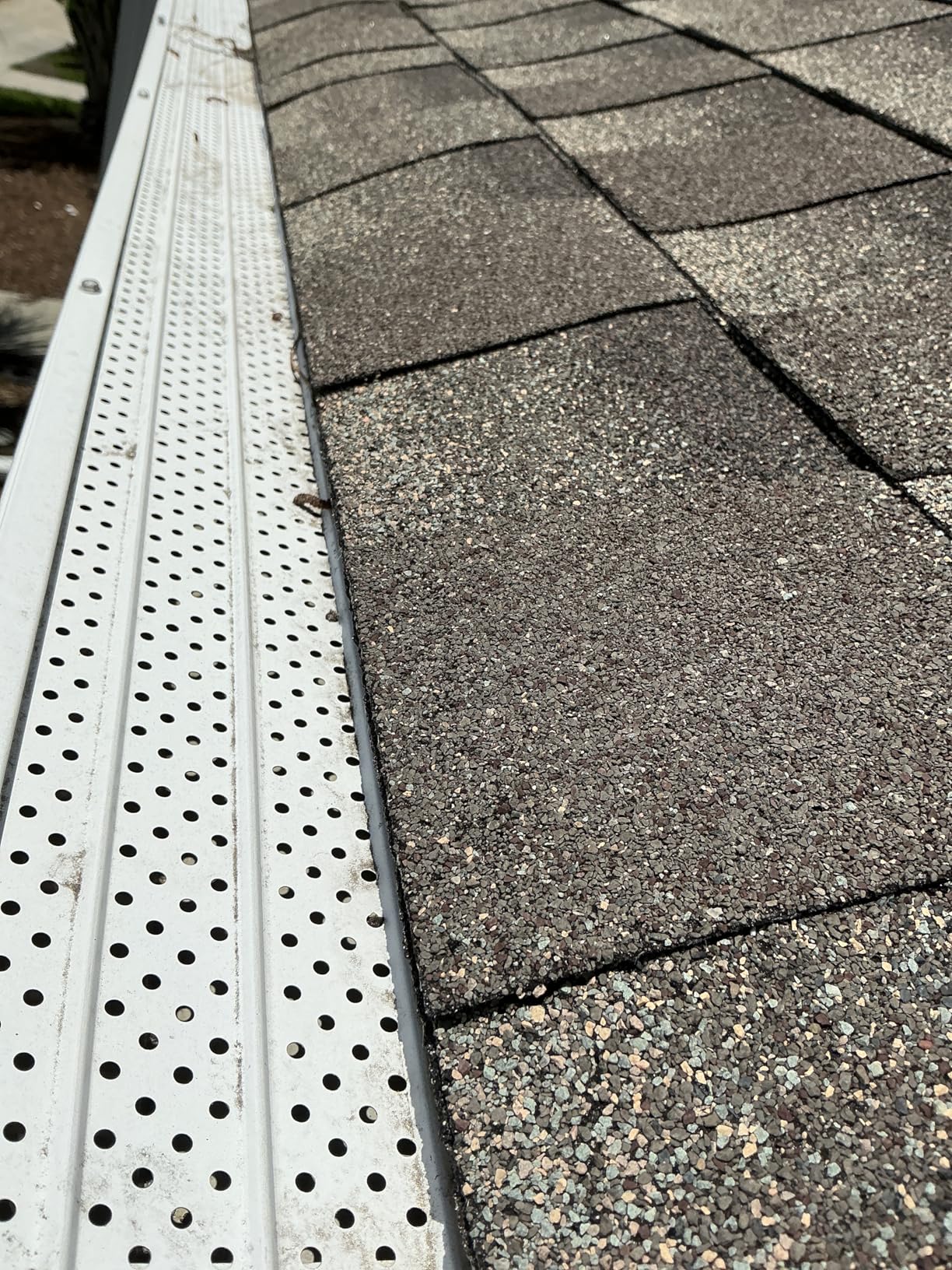 FlowGuard Gutter Guard, USA Made Professional DIY 5 Inch 50-Year Gutter Cover Leaf Protection System - White - Aluminum - 102 Feet - by FlexxPoint customer photo 1