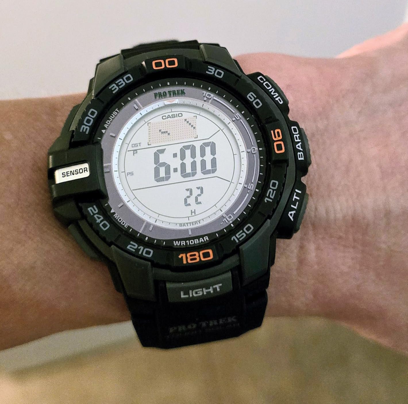 Casio Pro Trek PRG-270-1 Tough Solar Triple Sensor Digital Sport Watch customer photo 2