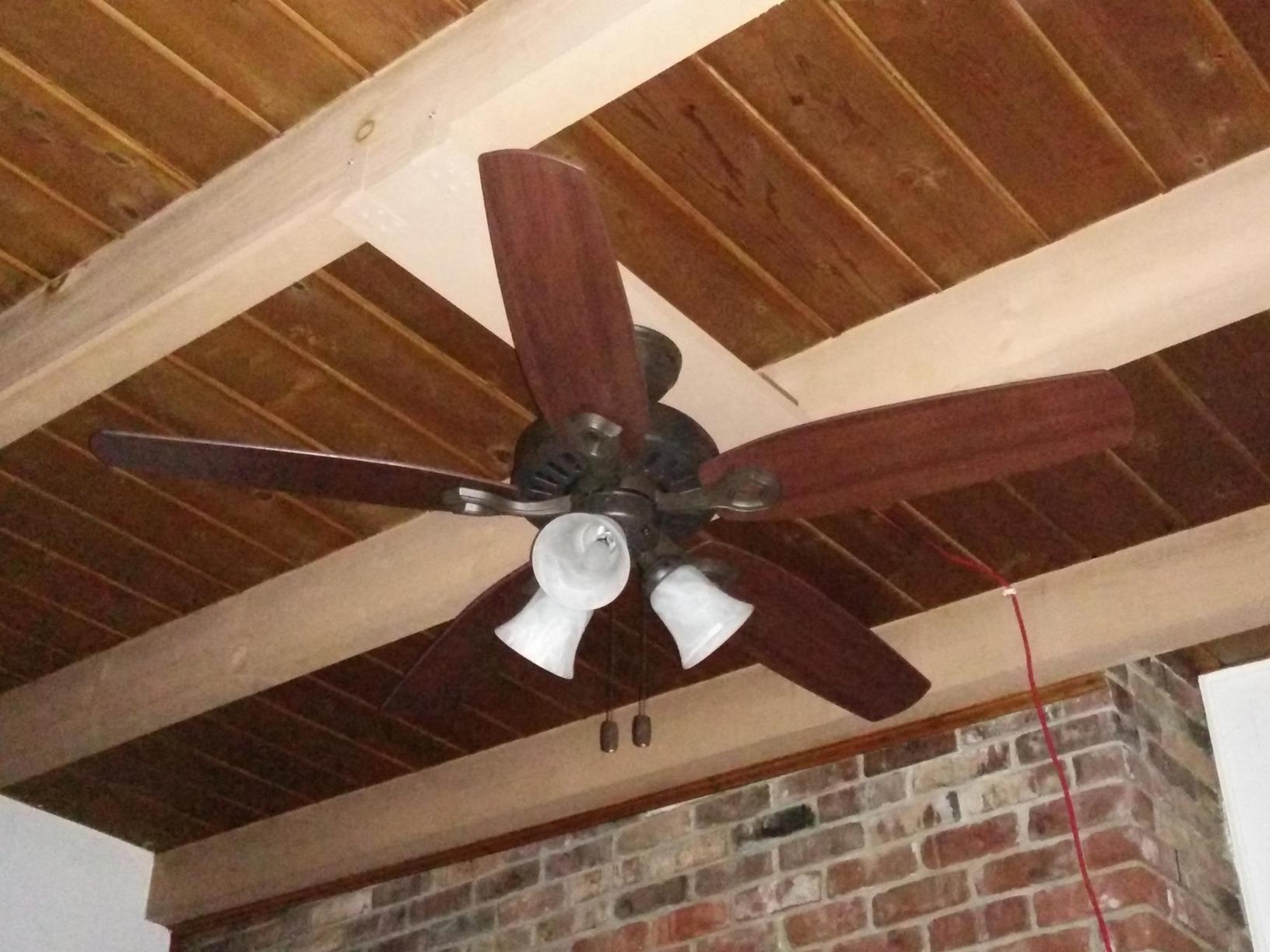 Hunter Builder Plus, Indoor, Ceiling Fan, Pull Chain, 52 inch, New Bronze | with LED Lights, Standard Mount, 5 Blades, For Bedroom, Living Room, Includes Bulbs, 53238 customer photo 1