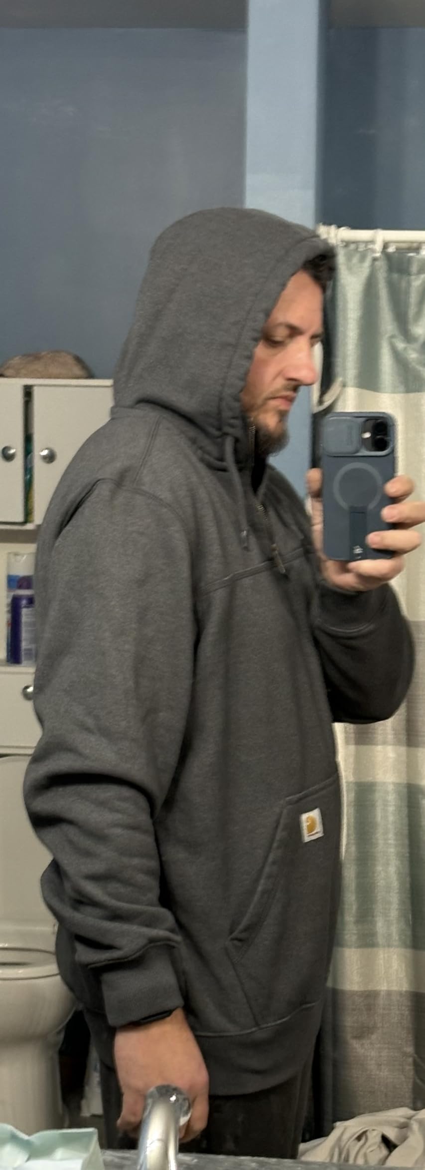 Carhartt Men's Paxton 1/4-Zip Sweatshirt customer photo 2