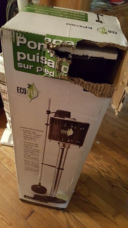 ECO-FLO Products EPC50 Pedestal Sump Pump with Vertical Float Switch, 1/2 HP, 5,000 GPH customer photo 1