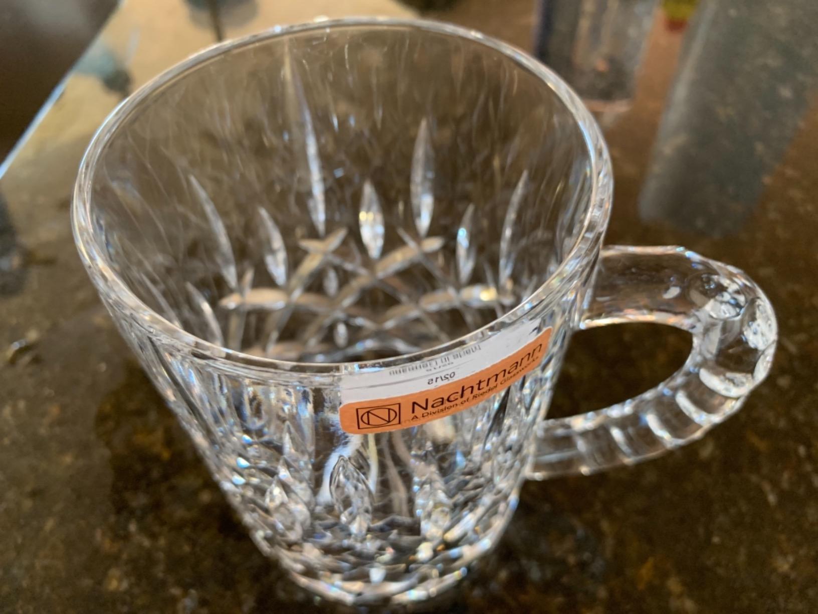 Nachtmann Noblesse Collection Beer Mug with Handle - 21.2oz Clear Crystal Glass | Elegant Big Drinking Cup for Beer Lovers, Home Bar Accessories | Dishwasher Safe customer photo 2