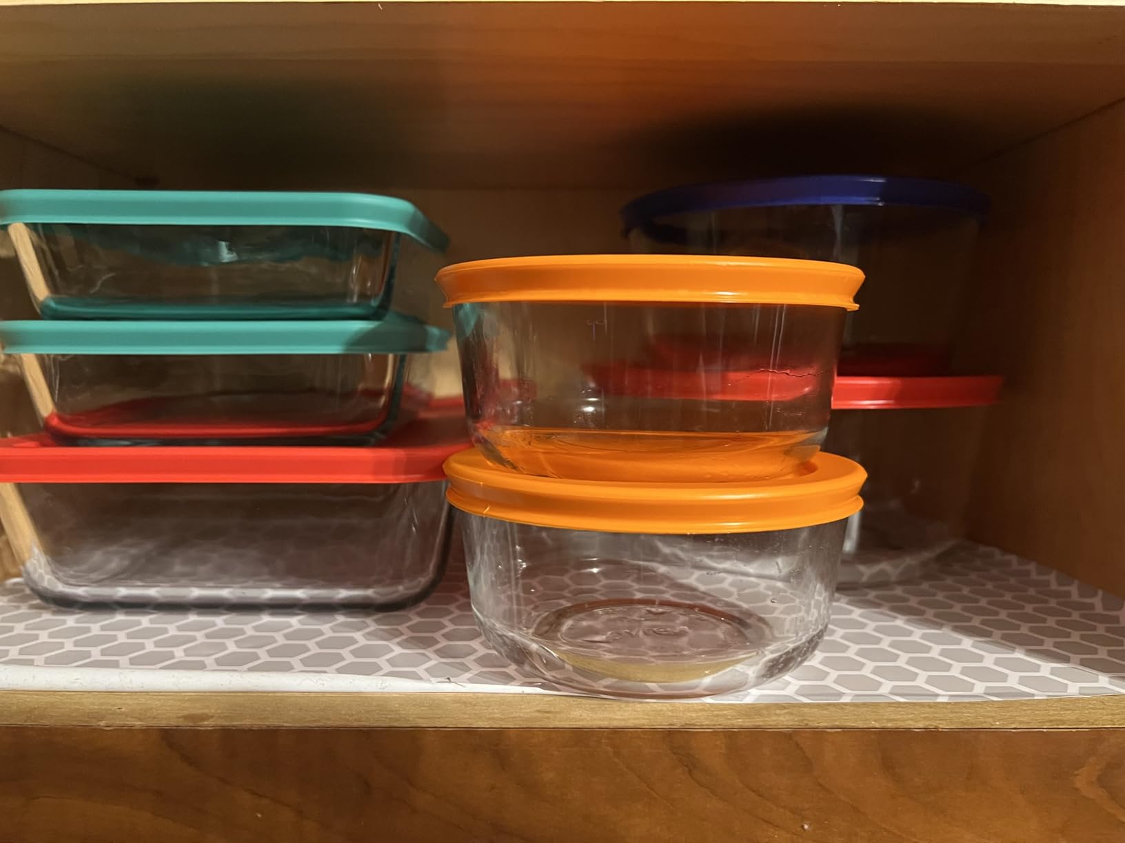 Pyrex Simply Store (9-Pack) Mixed Sized Glass Food Storage Set, Round & Rectangular Containers With Plastic Lids, BPA-Free, Dishwasher & Microwave Safe customer photo 2