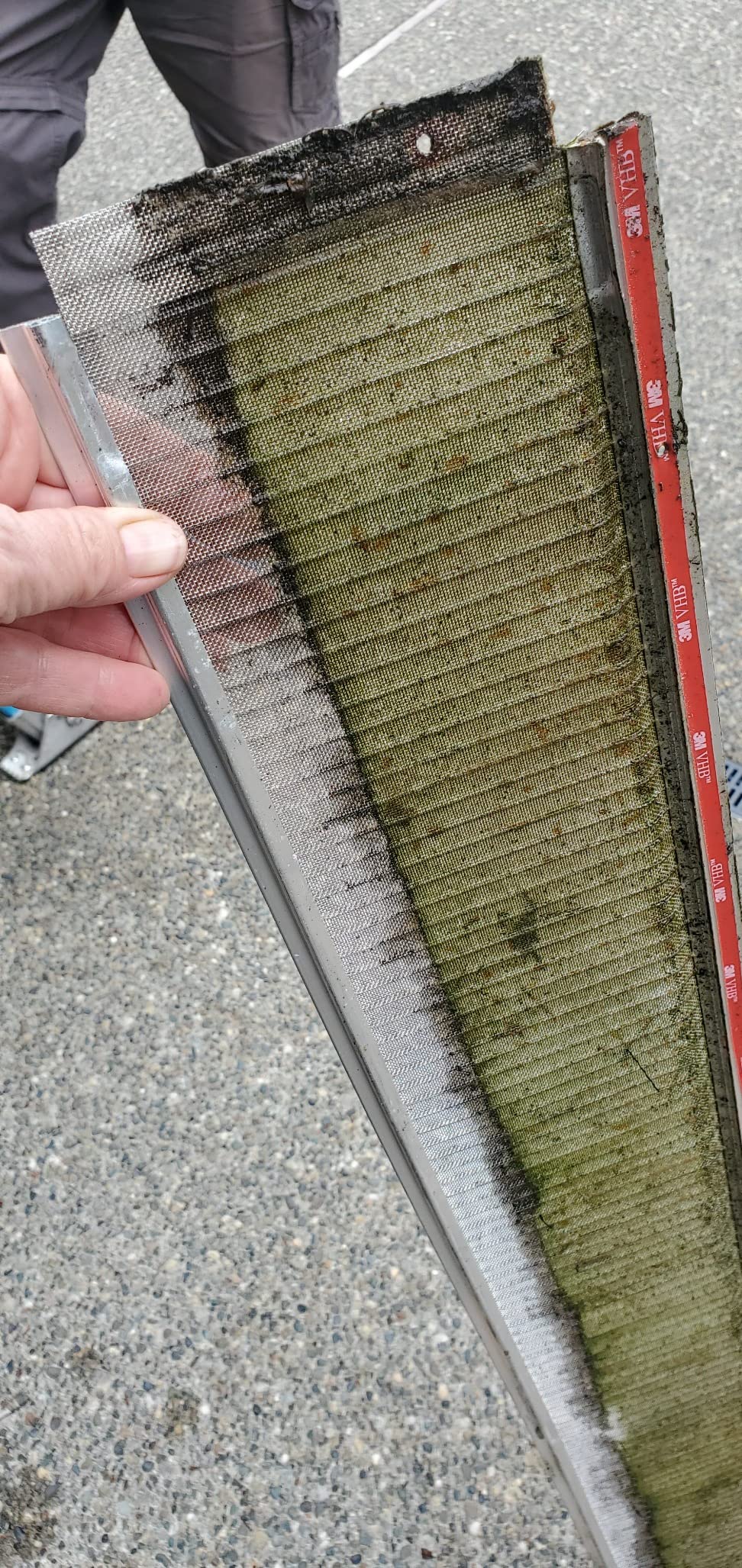 EasyOn Stainless Steel 36' Gutterguard - Fits 5