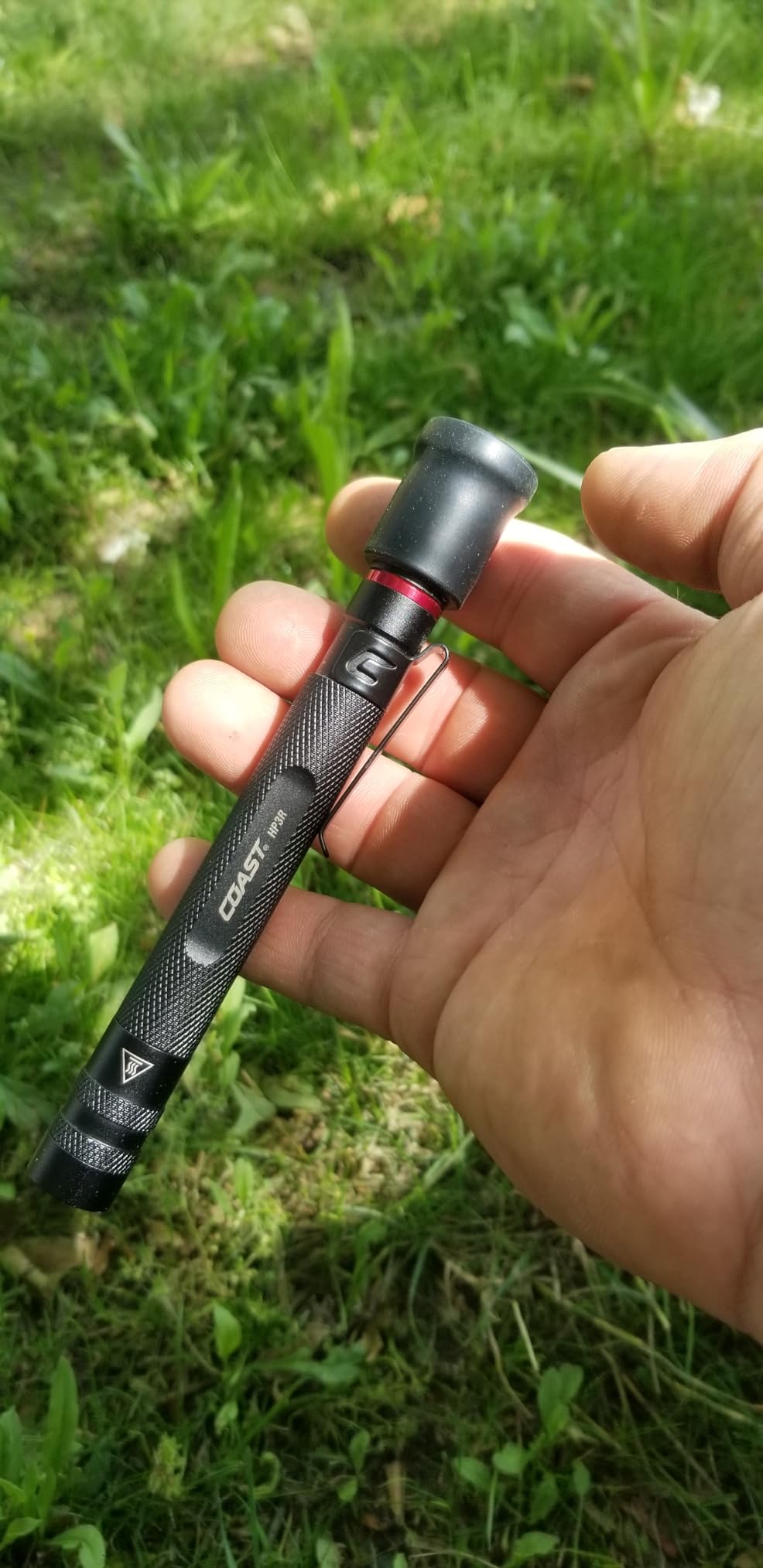 COAST HP3R 500 Lumen Rechargeable LED Penlight with Twist Focus, Blue customer photo 2