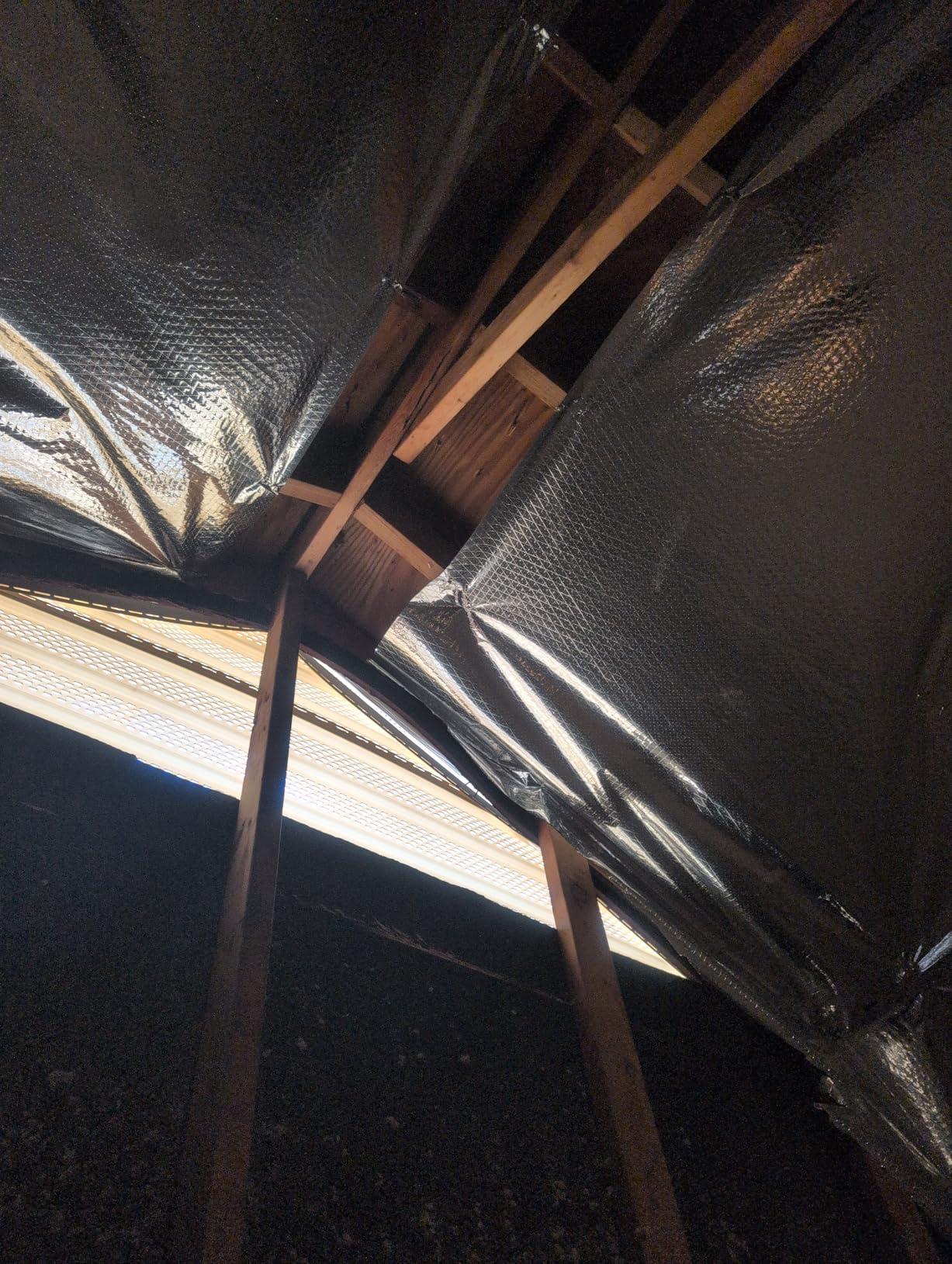 1000 sqft Diamond Radiant Barrier Solar Attic Foil Reflective Insulation 4x250 by AES customer photo 1