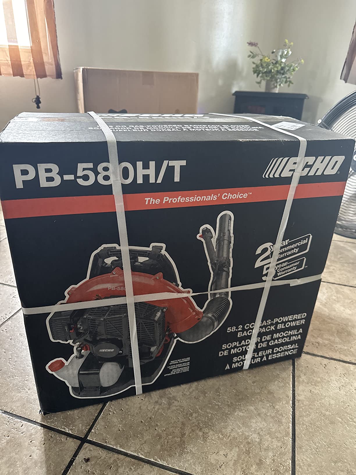 Echo PB-580T 58.2 CC Back Pack Blower with Tube Mounted Throttle, 510 CFMGY#583-4 6-DFG290107 customer photo 2