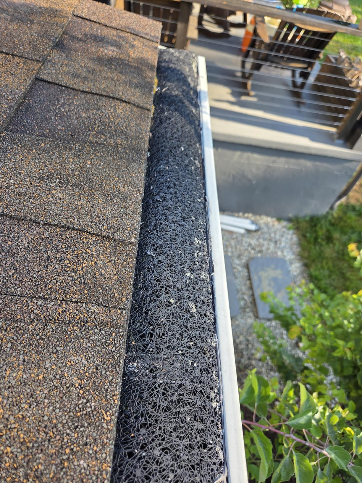Flo-Free Leaf Guard- 30ft Premium Gutter Guard For 5K Gutters with Patented No-Clog Design- Advanced Gutter Protector Boosts Rain Flow & Stops Debris- Install Leaf Guards for Gutters- No More Cleaning customer photo 1