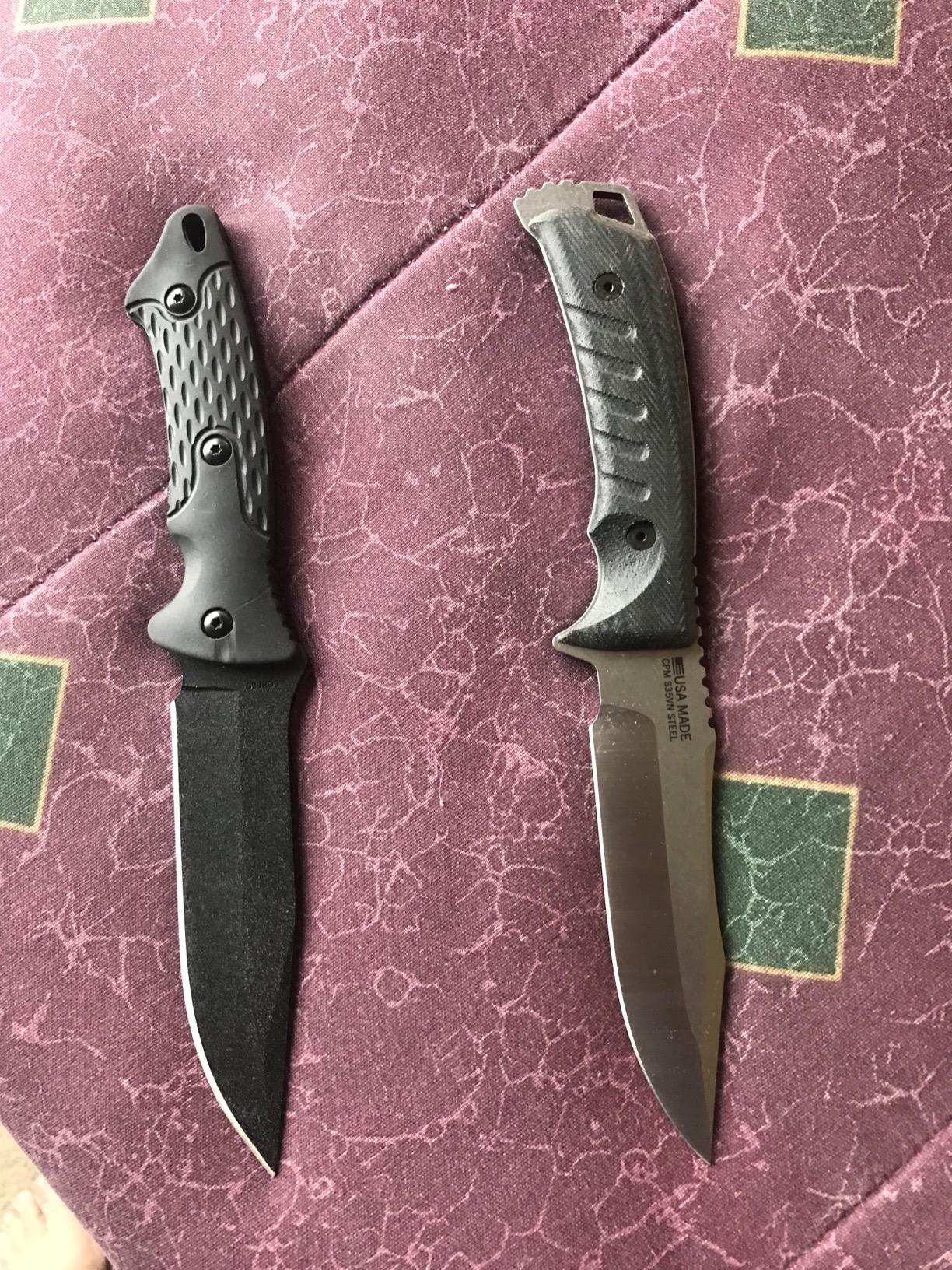 SOG Pillar Fixed Blade Knife- Full Tang 5 Inch S35VN Steel Blade Survival Knife, w/ Linen Micarta Handle and Kydex Sheath, Made in the USA (UF1001-BX) customer photo 2
