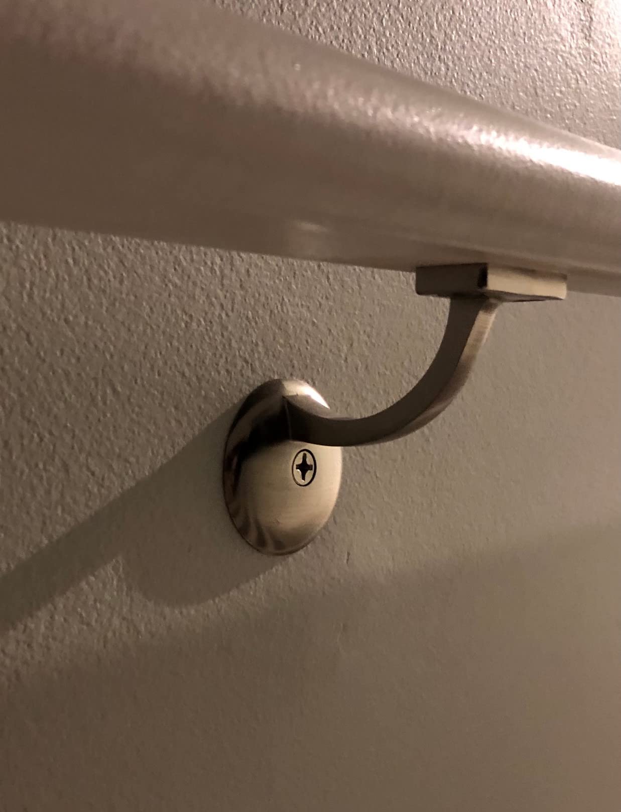 5-Pack Standard Handrail Brackets for Stairways and Hallways, Satin Nickel - Design House, 182006 customer photo 1