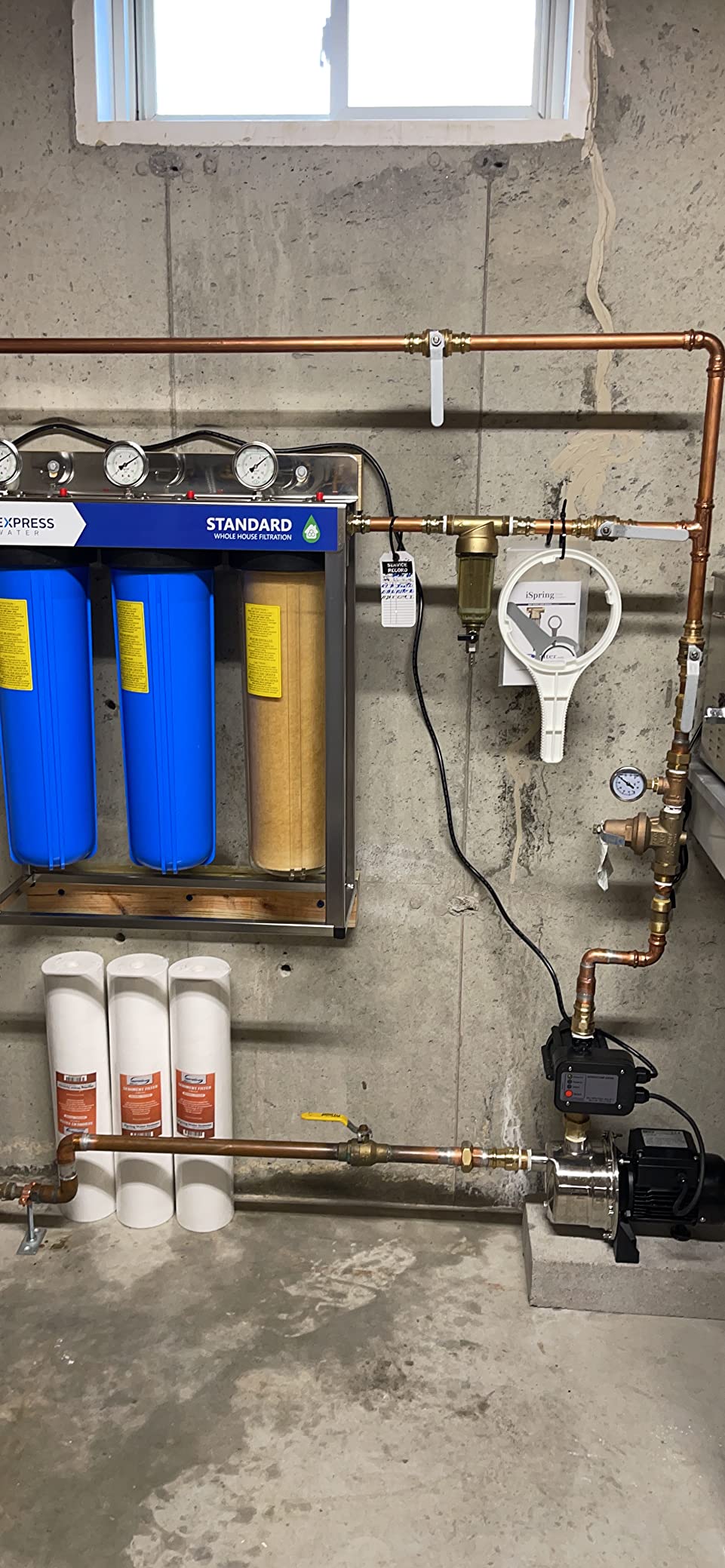 BACOENG Auto ON/OFF Stainless Steel Water Pressure Booster Pump w/Smart Controller for Tankless Water Supply Pressurization customer photo 2