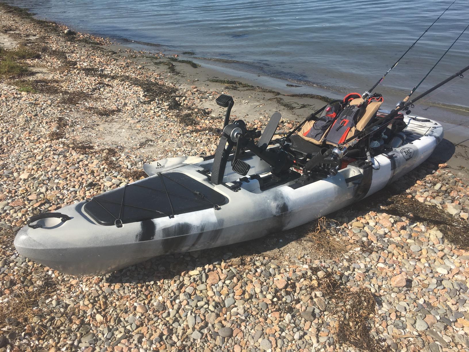 Brooklyn 12.5 Pro Pedal Propeller Drive Fishing Kayak by BKC, Sit-on-Top Single Kayak with Rudder System, Dry Storage, Rod Holders & 550 lb Capacity customer photo 2