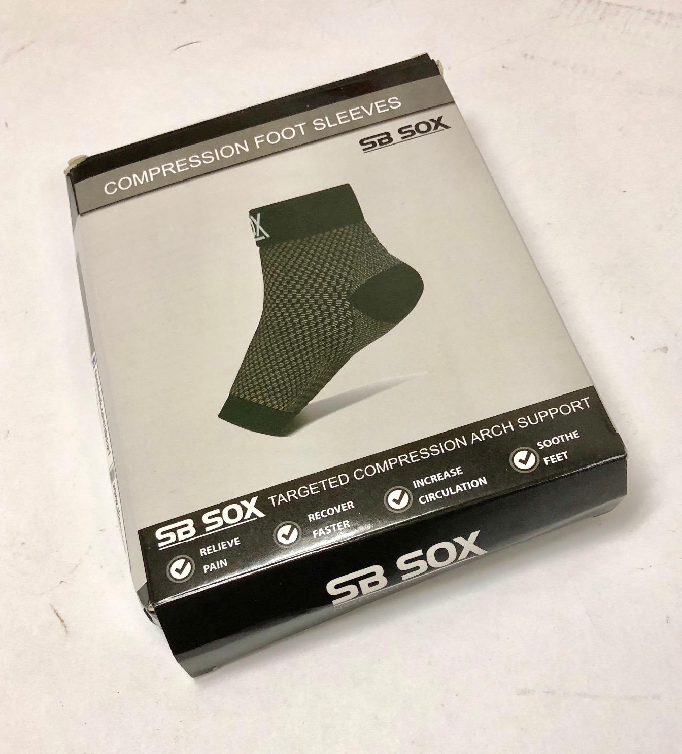 SB SOX Compression Socks for Plantar Fasciitis Relief (Blue, Medium) | Best Socks for Heel Pain Relief, Achilles Tendonitis & Foot Pain customer photo 1