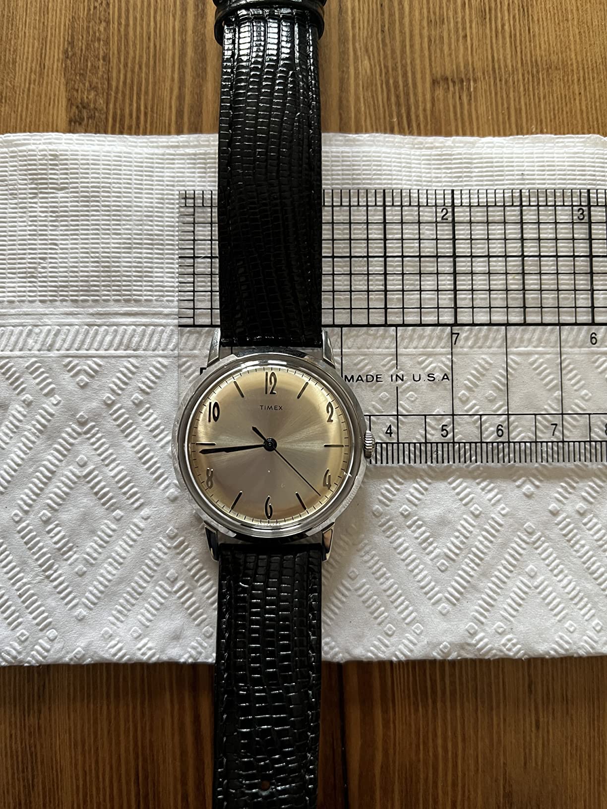 Timex Unisex Marlin Stainless Steel Hand-Wound Movement customer photo 1