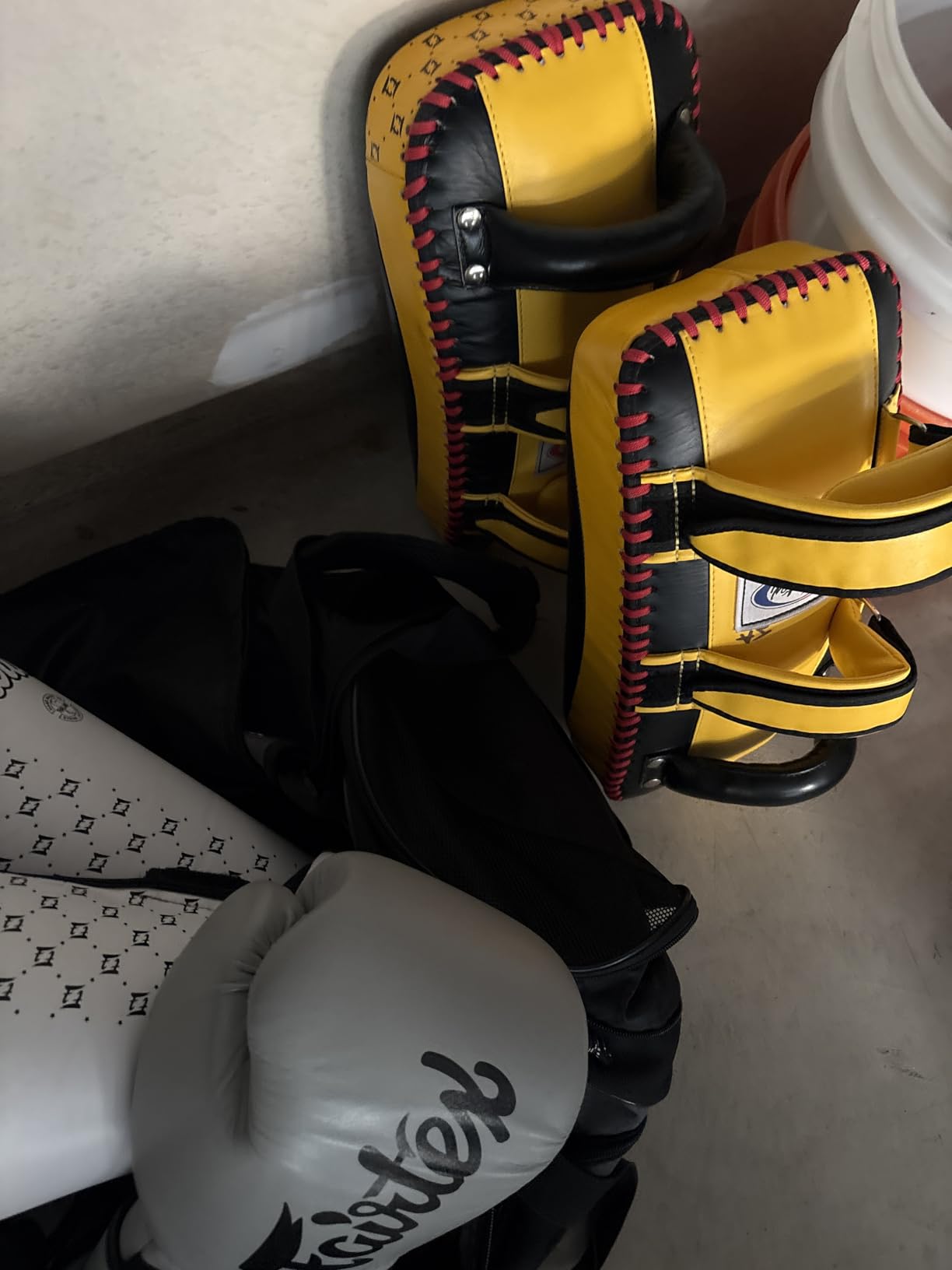 Fairtex Curved MMA Muay Thai Pads for Punching, Blocking, Kicking - Light Weight & Shock Absorbent Boxing Mitts, Extra Padding for Sparring for Kickboxing & Self Defense customer photo 1