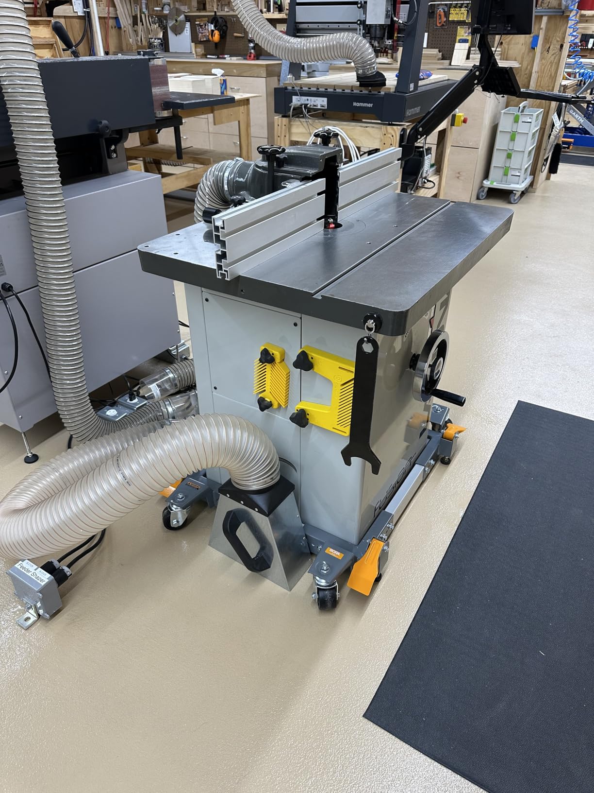 Bora Portamate Mobile Base PM-3550 Universal Tool Stand with Caster Wheels - Omni Directional Heavy Duty Mobile Tool Base for Table Saw, Power Tools - Swivel Caster Wheels 1500 lb Capacity PM-3550 customer photo 2