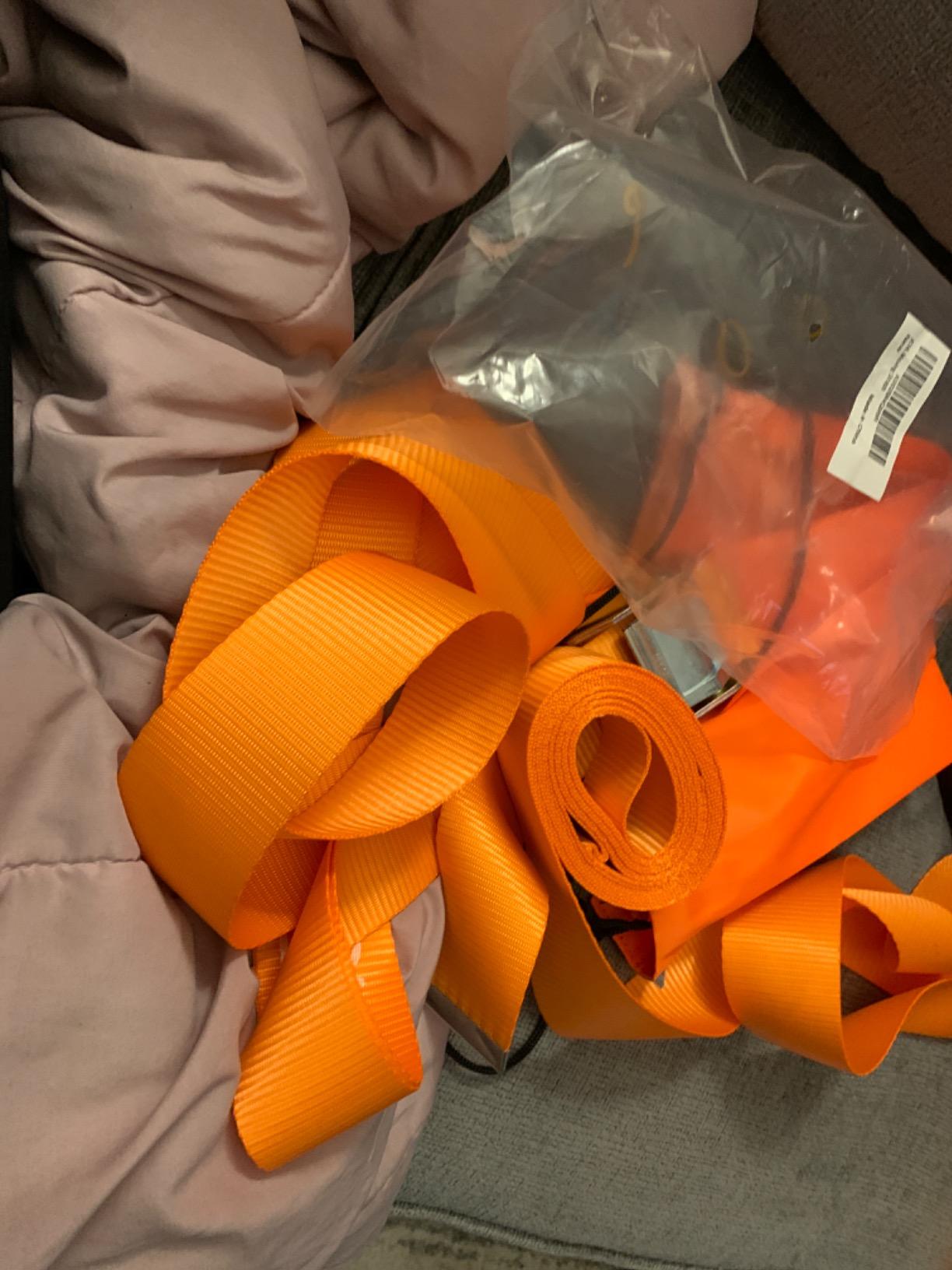 Moving Straps 2-Person Lifting and Moving System Adjustable Shoulder Lifting Carrying and Moving Straps Easily Move Lift Carry Secure Furniture Heavy Objects Orange customer photo 1
