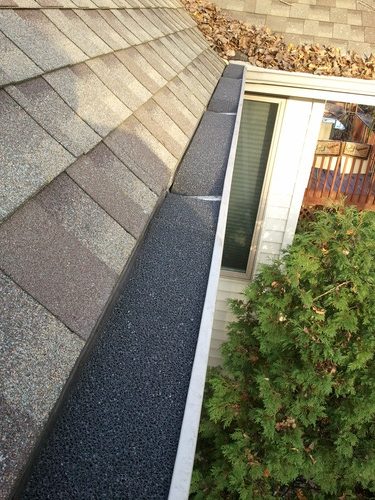 Pro Gutter Guard - 4-Inch Half Round Foam Gutter Filter Insert for Year Round Leaf Protection & Proudly Made in The USA - GSR432-3 customer photo 1
