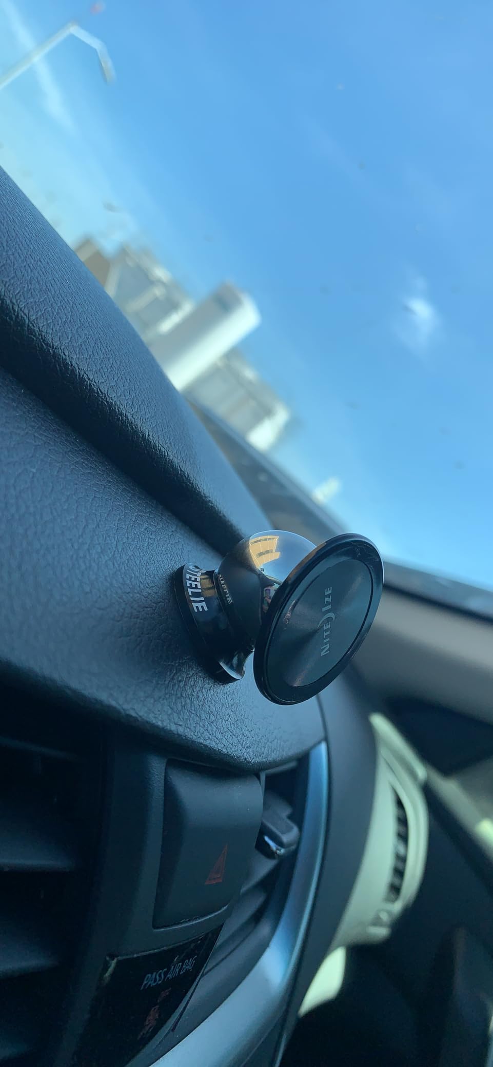 Nite Ize Steelie Orbiter Dash Kit - Metal Plate Attaches to Exterior of Charger - Dashboard System with Magnetic Socket, Dash Mount & Metal Plate - Orbiter customer photo 1