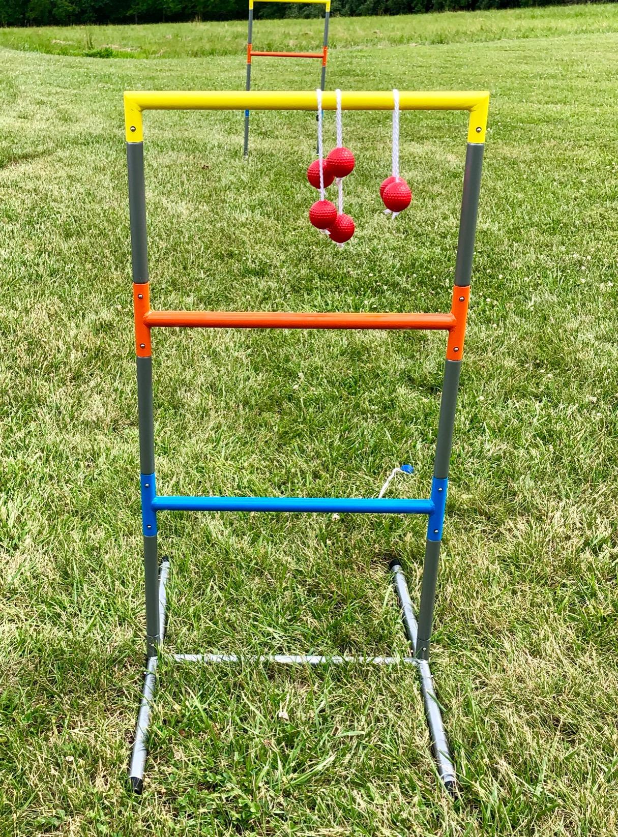Franklin Sports Ladder Ball Set - Includes 2 Ladder Ball Targets with Weighted Bases and 6 Bolas - Ladder Golf Toss Outdoor Game For Beach or Backyard Fun - Professional, American, and Family Set Options customer photo 1