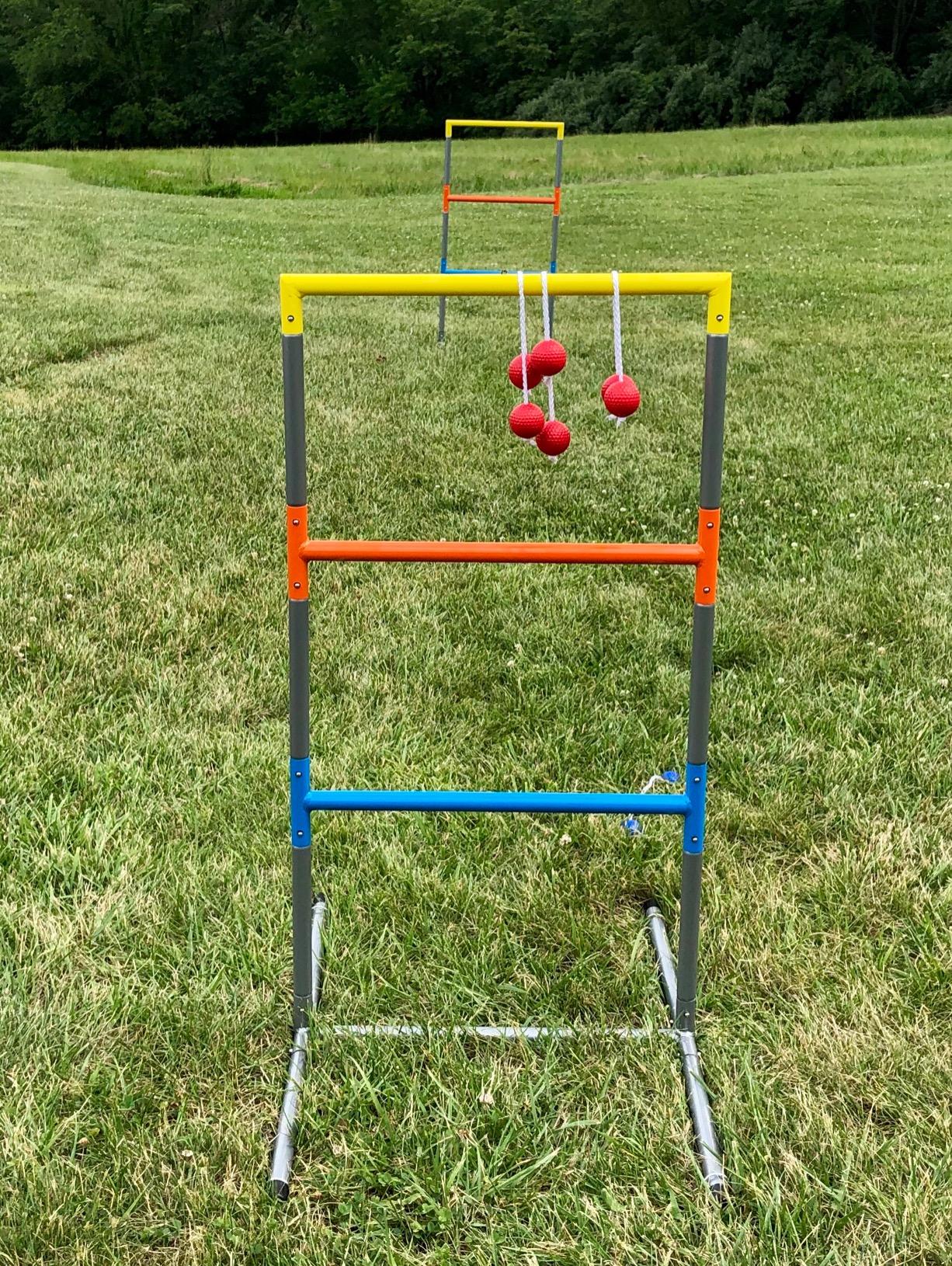 Franklin Sports Ladder Ball Set - Includes 2 Ladder Ball Targets with Weighted Bases and 6 Bolas - Ladder Golf Toss Outdoor Game For Beach or Backyard Fun - Professional, American, and Family Set Options customer photo 2