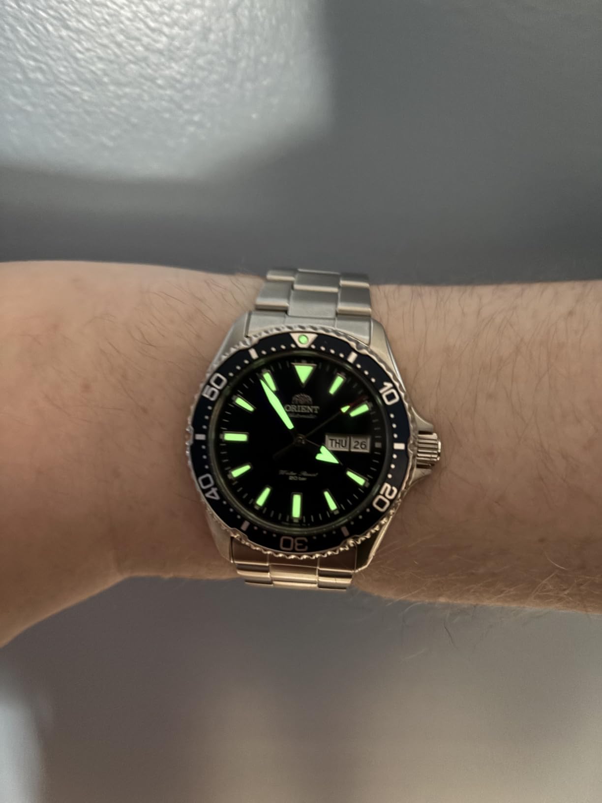 ORIENT Kamasu/Mako III Men's Automatic Manual Winding Sports Steel or Silicone Divers' Watch with Screw Crown and Sapphire Crystal customer photo 1