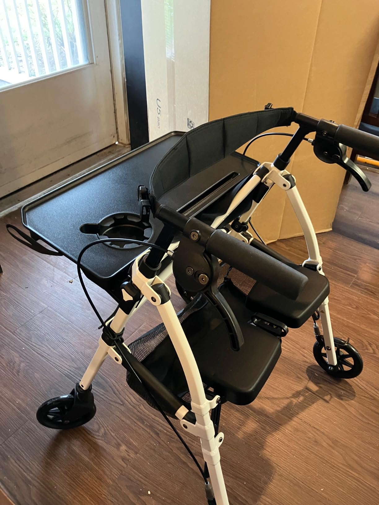Stander Wonder Rollator Plus, Lightweight Folding Mobility Rolling-Walker, EZ Fold-N-Go-Rollator for Seniors and Adults customer photo 1
