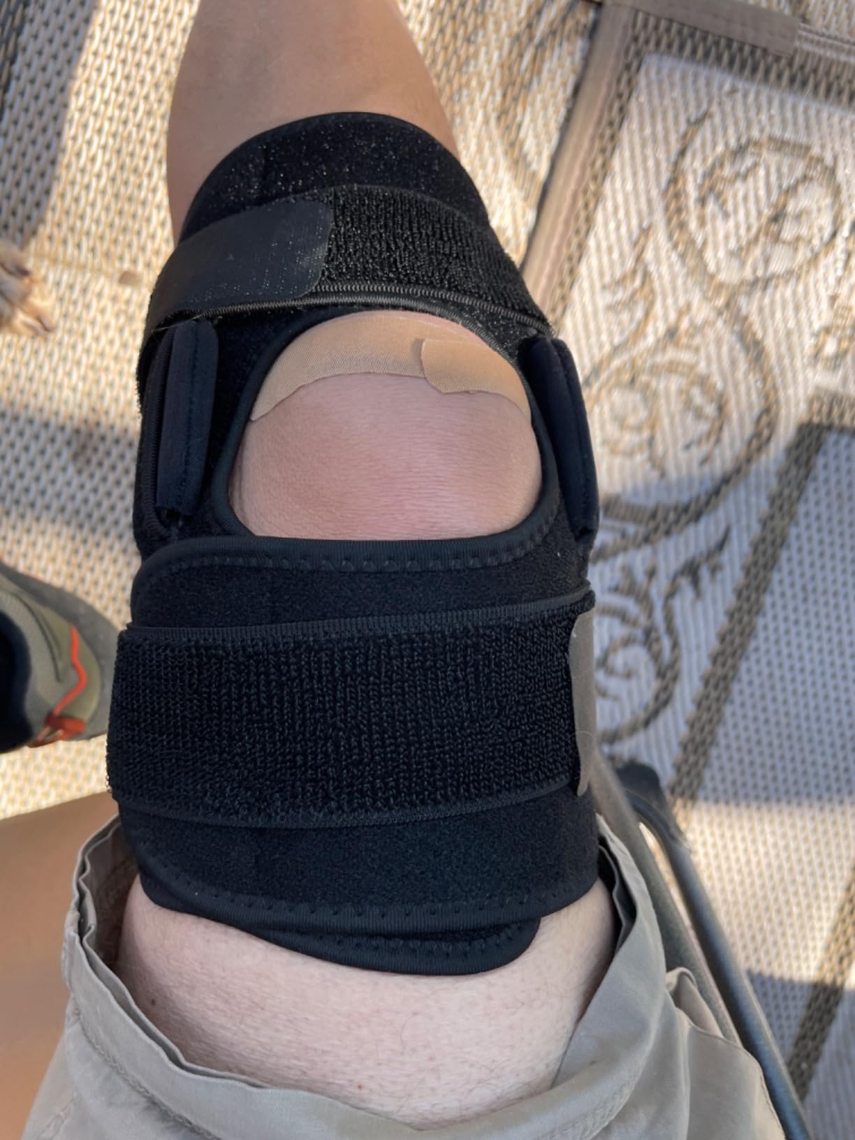 Hinged Knee Brace Support with Strap & Side Patella Stabilizers for Protection & Pain Relief for Arthritis, Meniscus Tear, ACL, MCL - Sports Compression Wrap for Running & Recovery - Men & Women customer photo 2