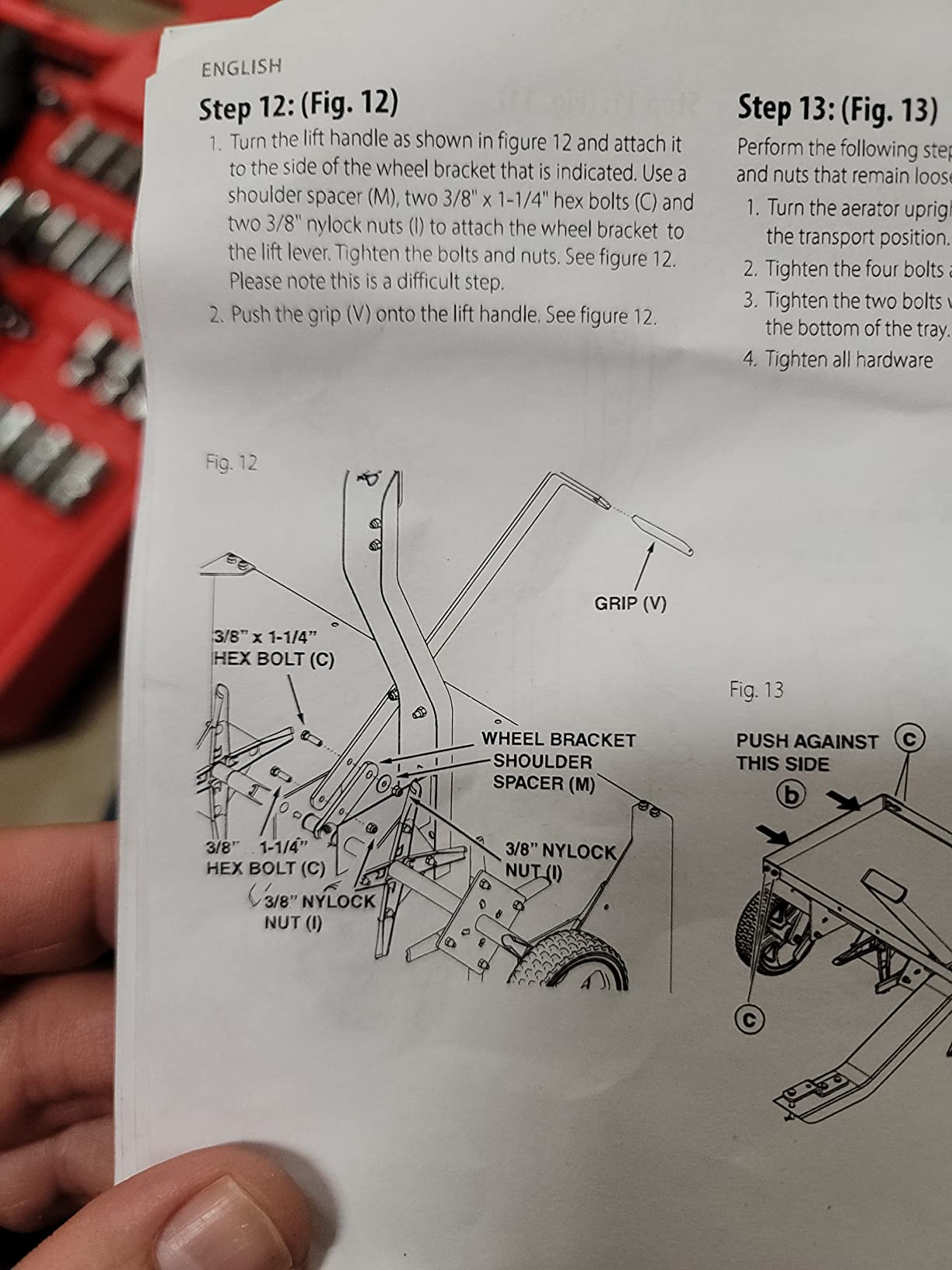 Craftsman 40 Inch Tow Behind Lawn Plug Aerator with 24 Galvanized Steel Coring Points and 140 lb Weight Tray customer photo 2
