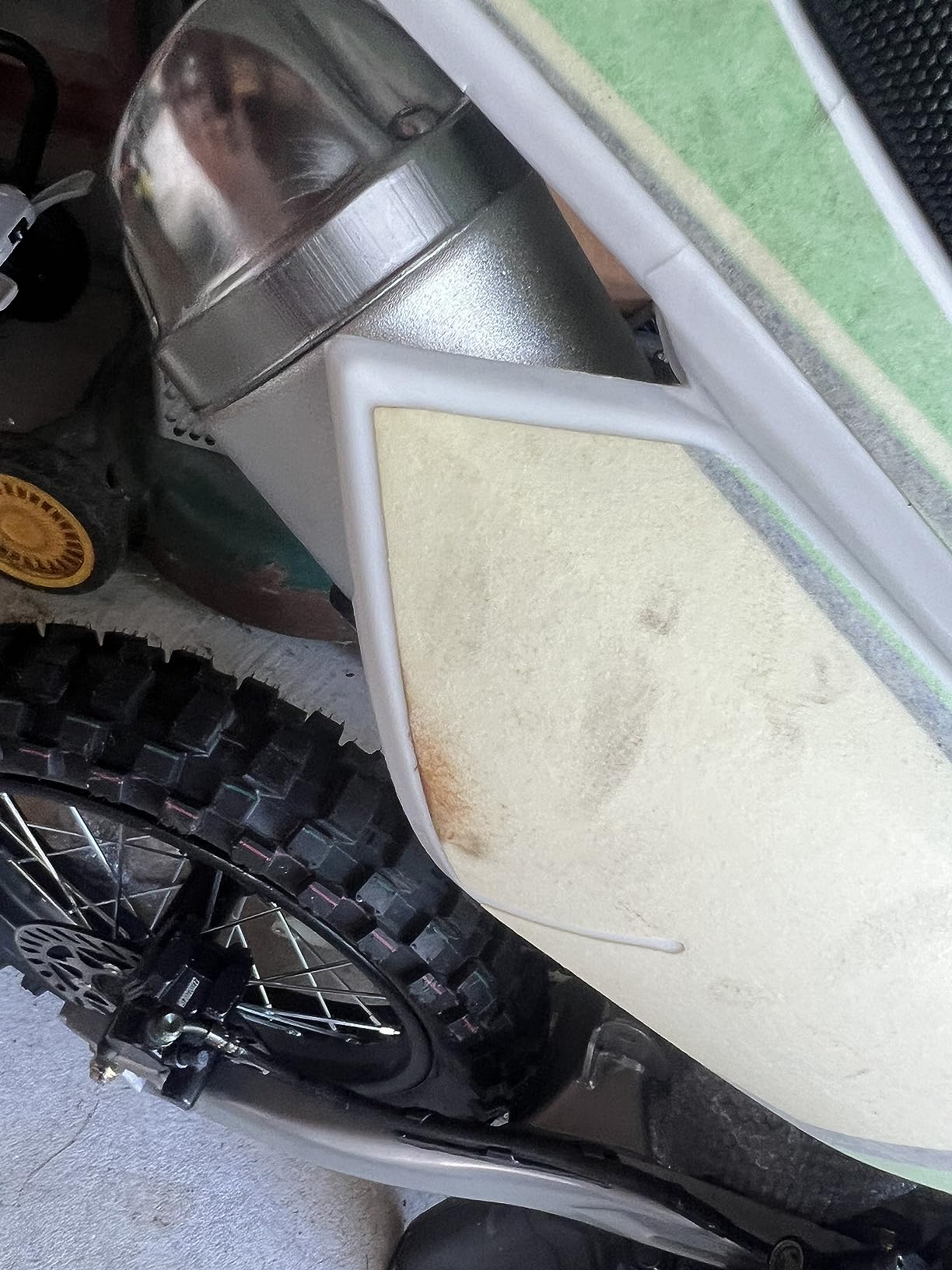 X-PRO 125cc Dirt Bike Pit Bike Adult Dirt Pitbike Gas Dirt Bikes with Headlight 125cc Gas Dirt Pit Bike, Green customer photo 1