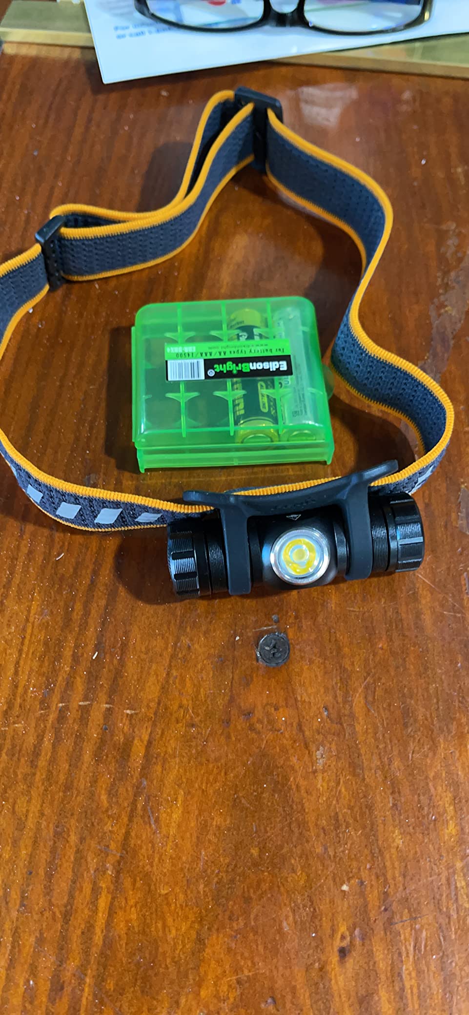 EdisonBright Fenix HM23 V2 300 Lumen LED Headlamp for Camping/Hiking Kids/Children Battery Carry case customer photo 1
