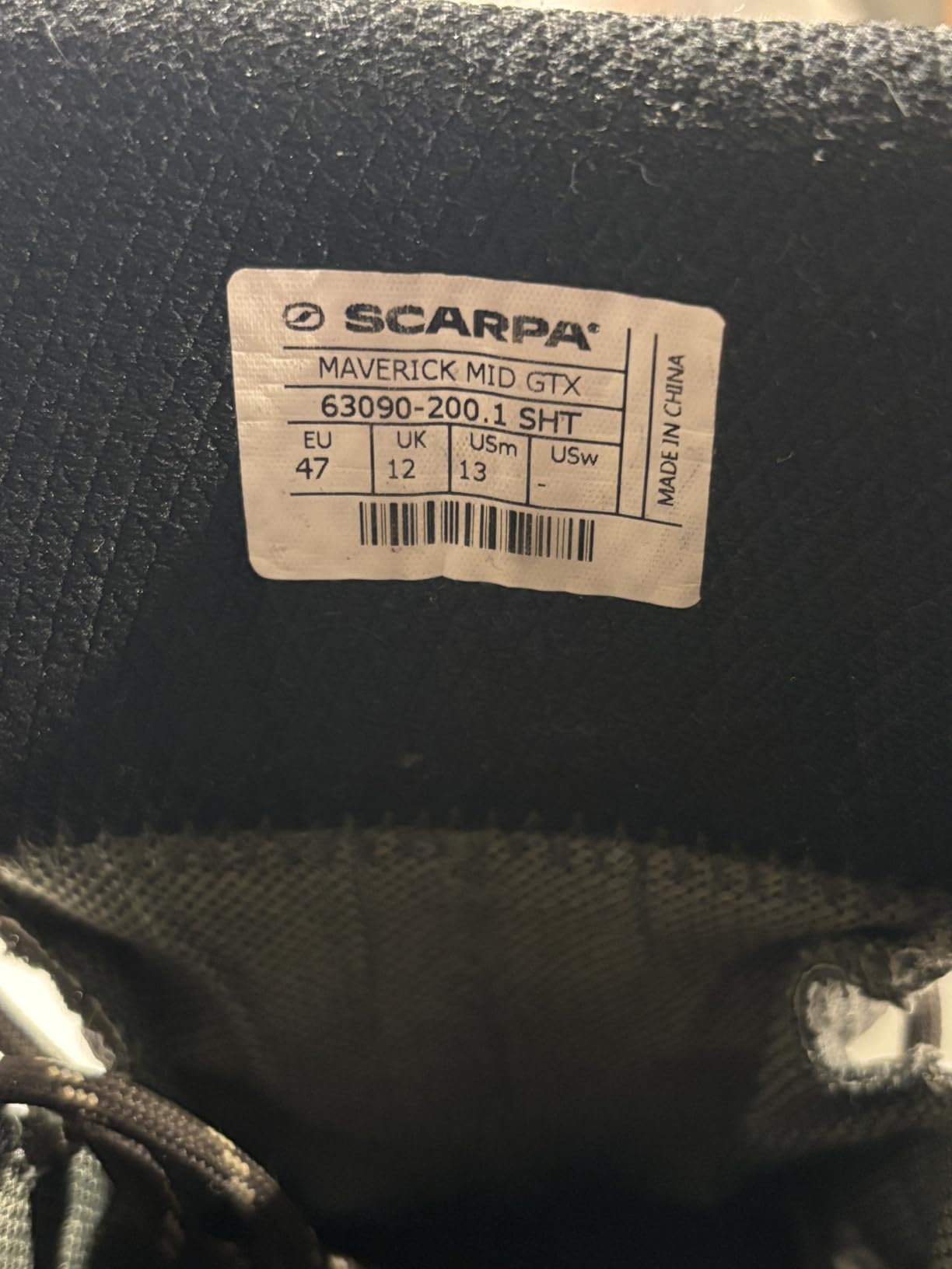SCARPA Men's Maverick Mid GTX Hiking Boots | Waterproof, Gore-Tex, Lightweight, For Backpacking & Hiking customer photo 2